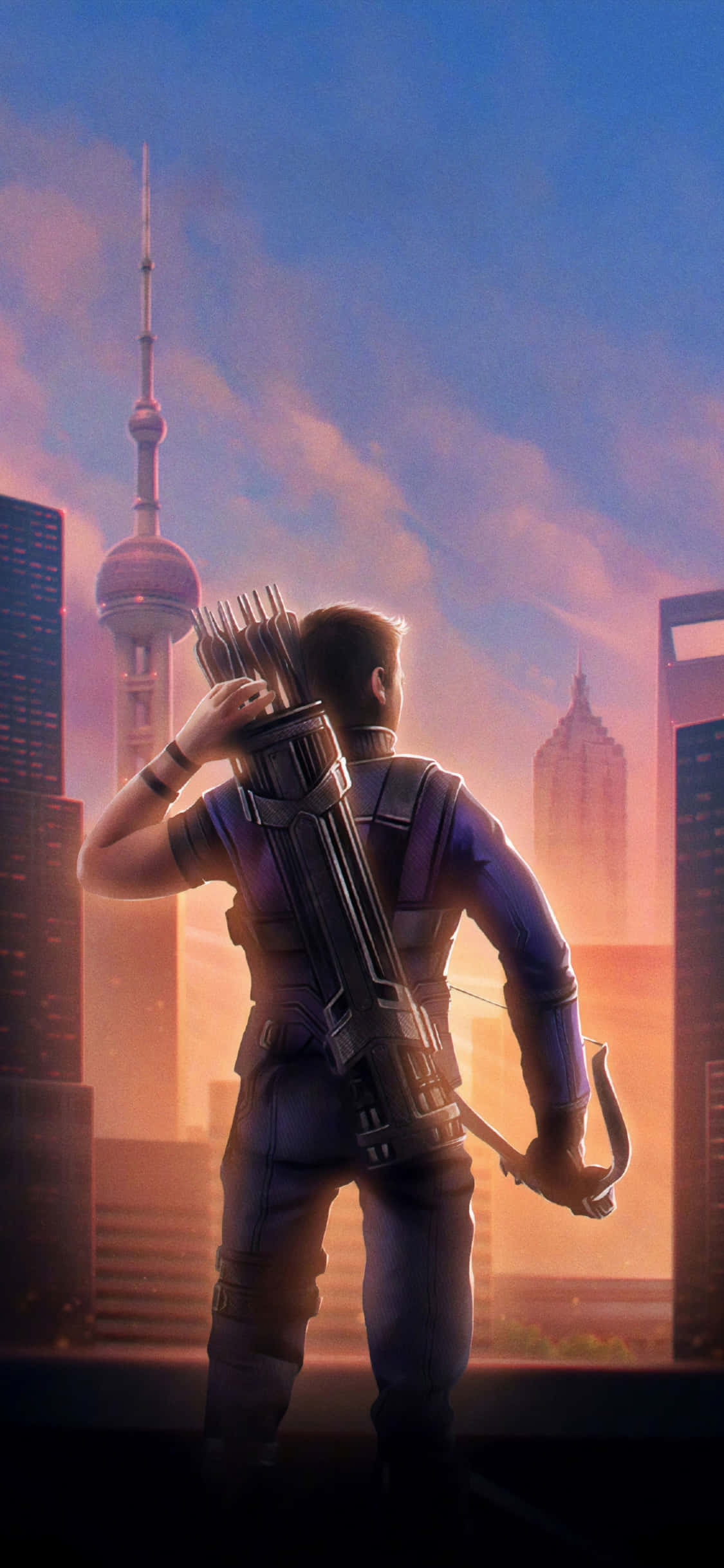 Ο απόλυτος προστάτης, ο Hawkeye κρατά τον κόσμο μας ασφαλή. Ταπετσαρία