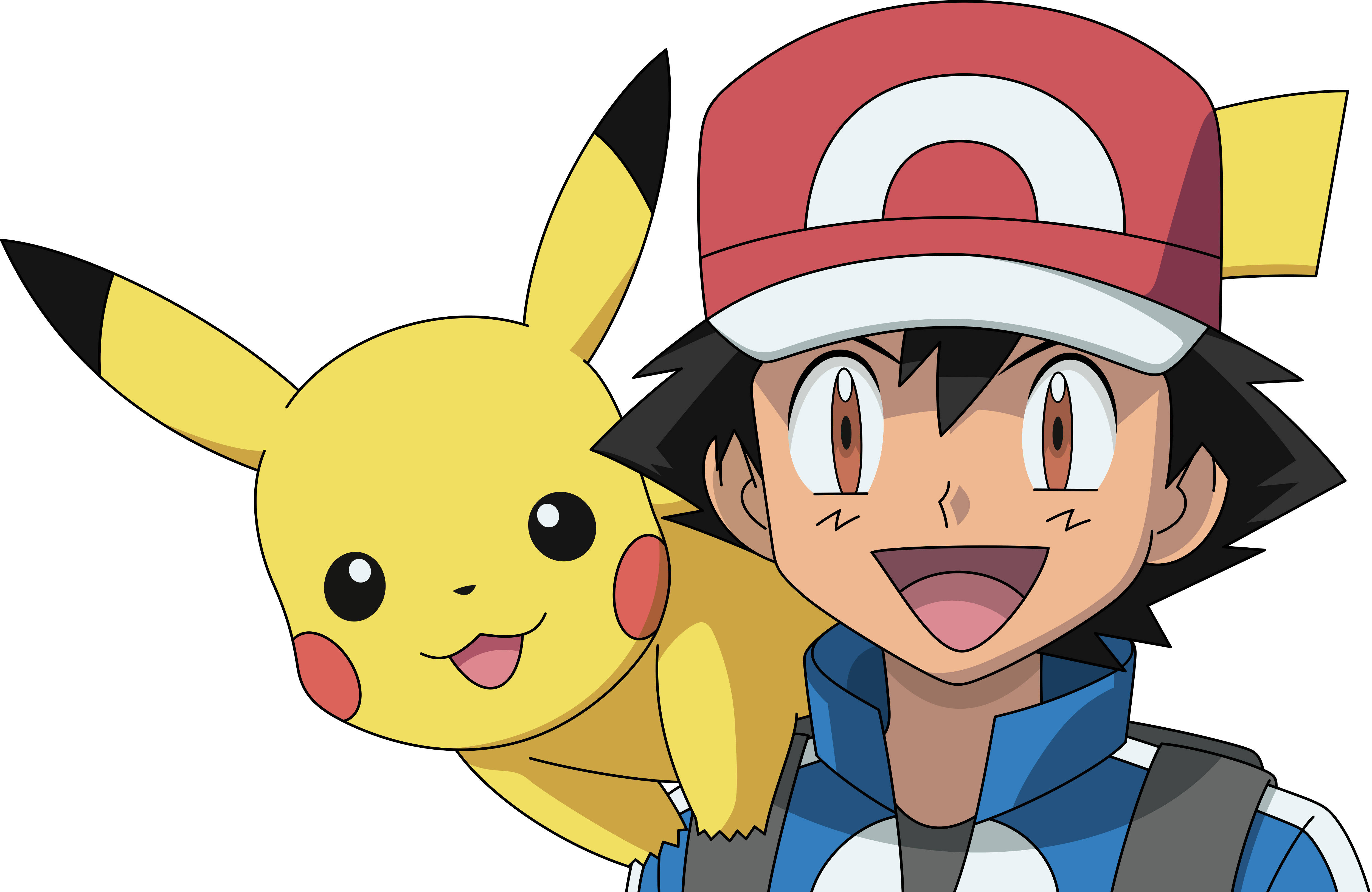 Πορτρέτο HD του Ash και του Pikachu Ταπετσαρία