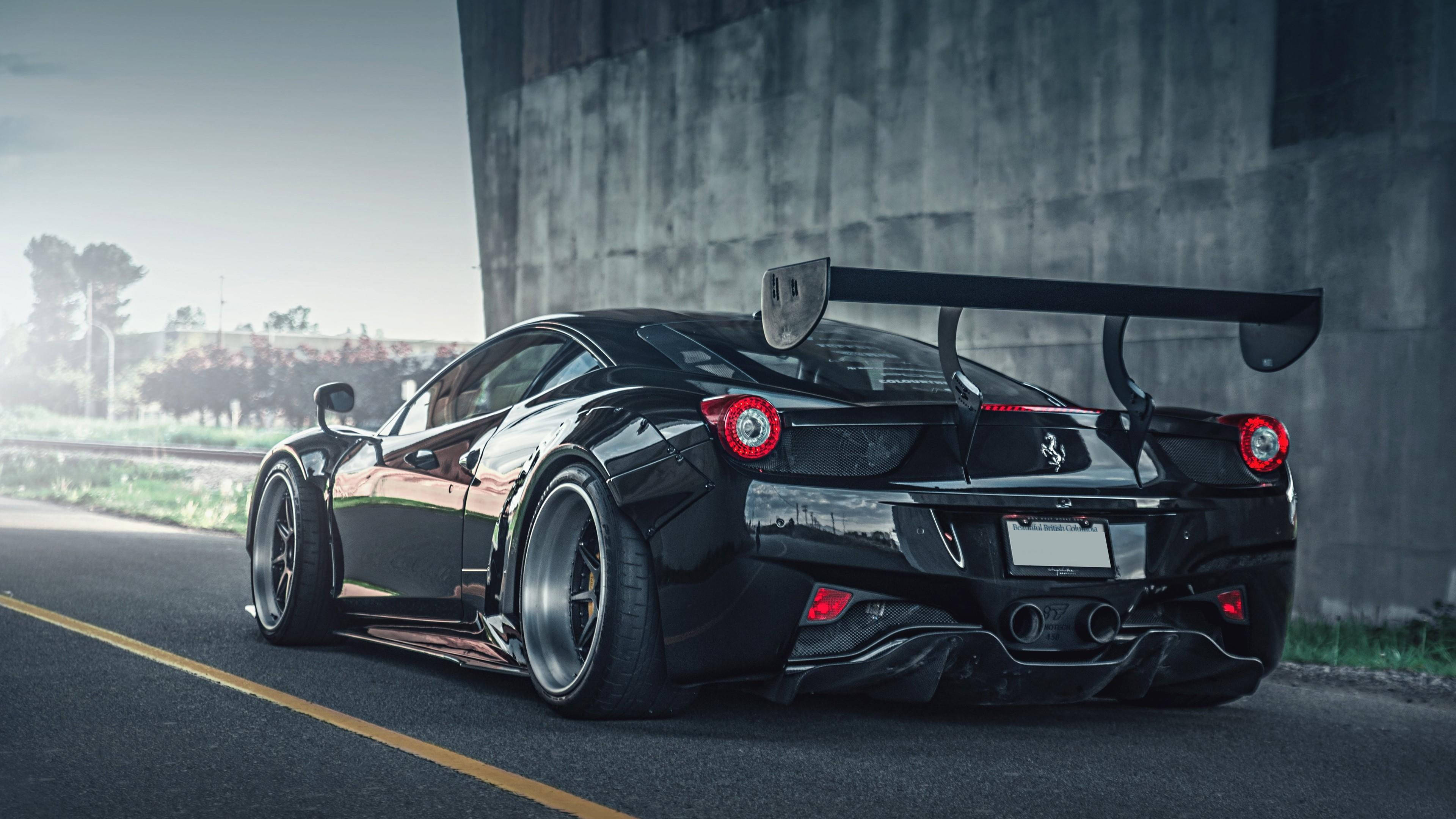 Μαύρο Αυτοκίνητο HD Ferrari Ταπετσαρία