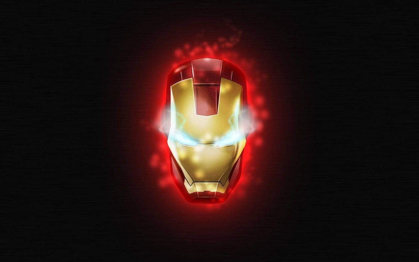HD Iron Man με Φωτεινό Κράνος Ταπετσαρία