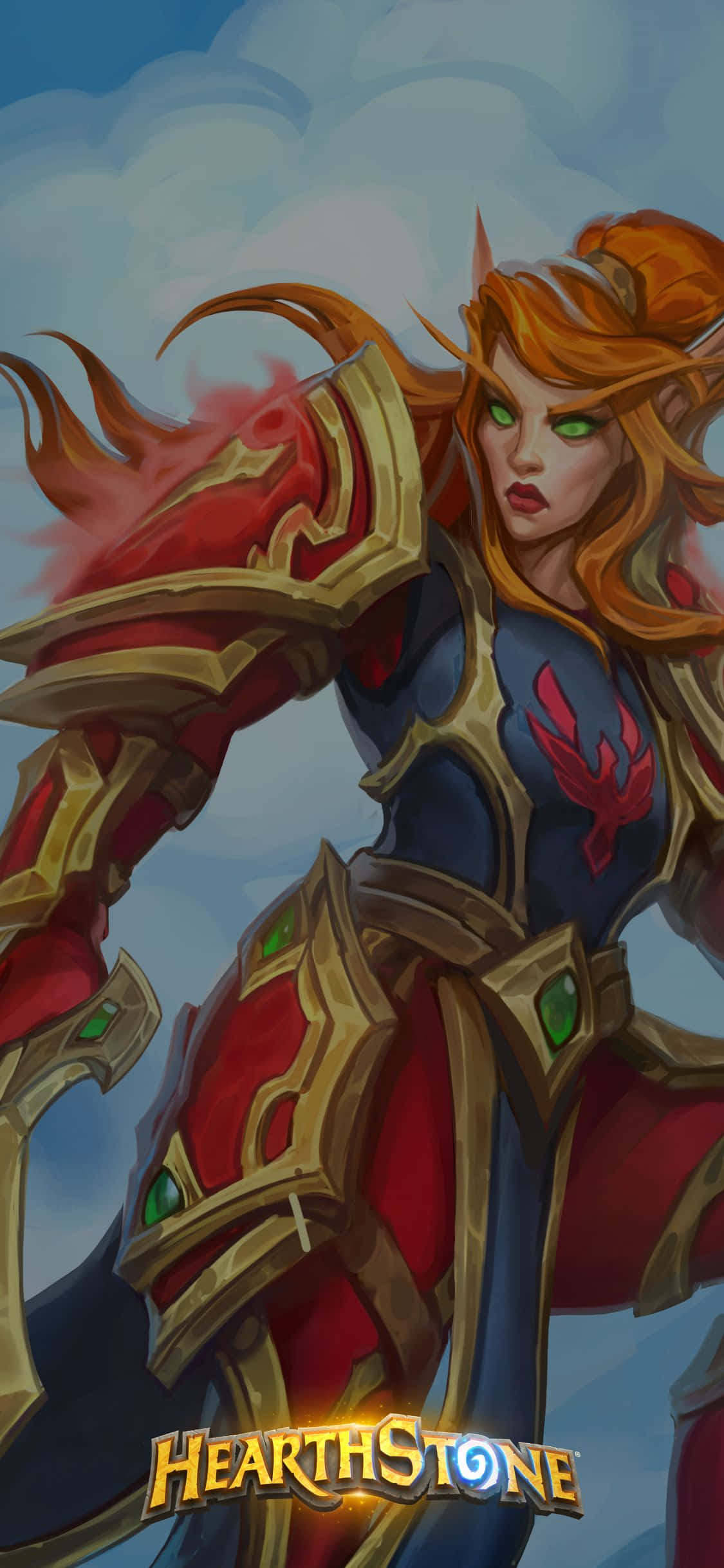 Καθηλωτικό Έργο Τέχνης Hearthstone σε Οθόνη iPhone XS Ταπετσαρία