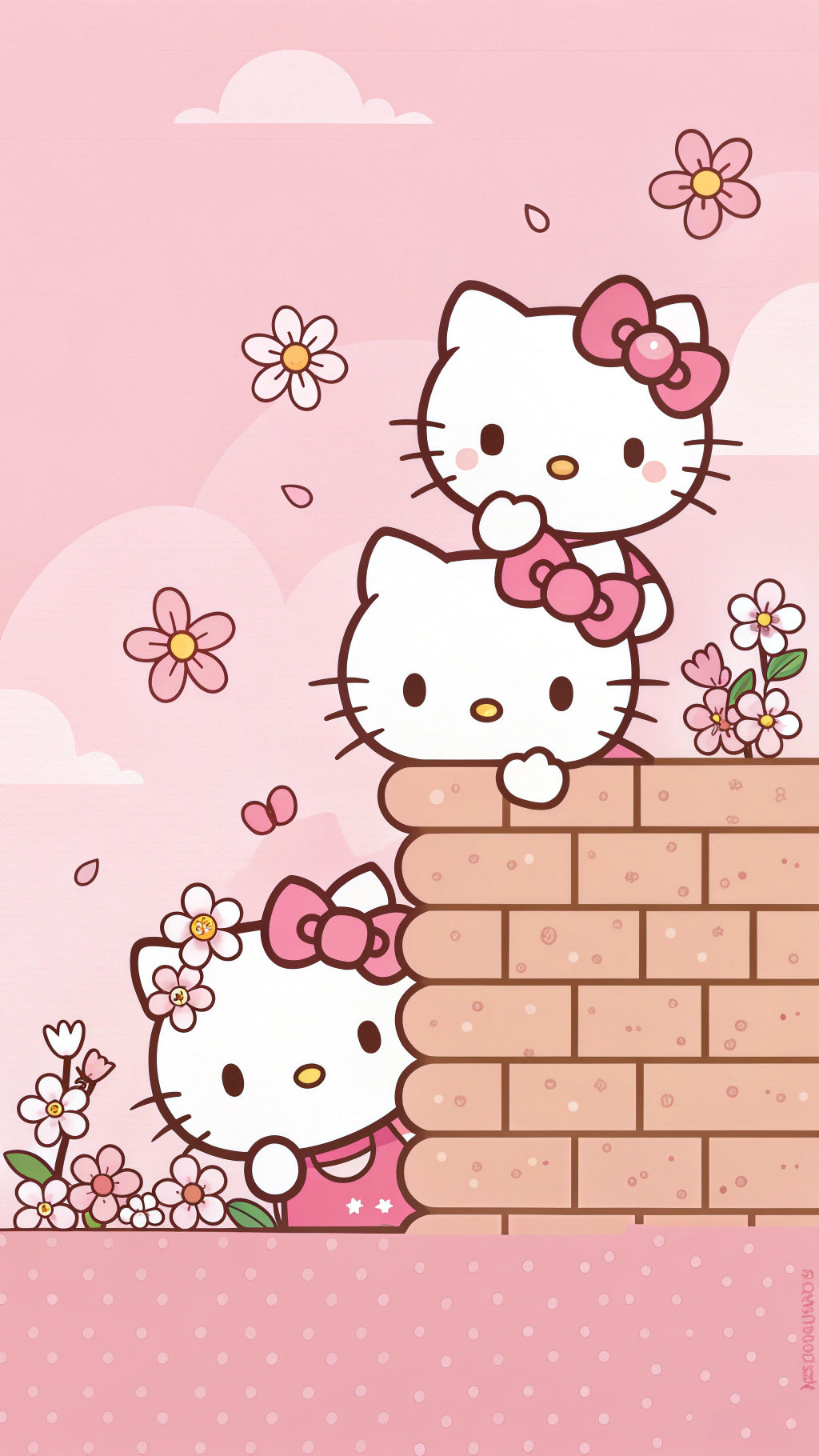 Το Κρησφύγετο Τοίχου των Hello Kitties ΑΠΟΚΑΛΥΦΘΗΚΕ Ταπετσαρία