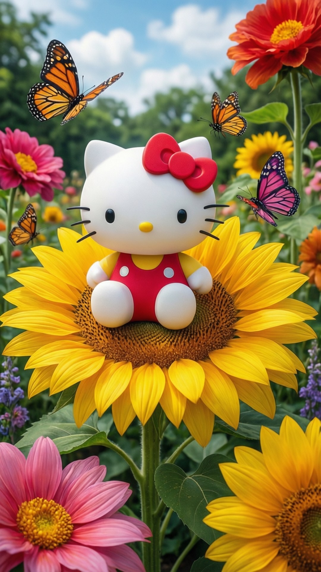Κήπος Hello Kitty Ταπετσαρία