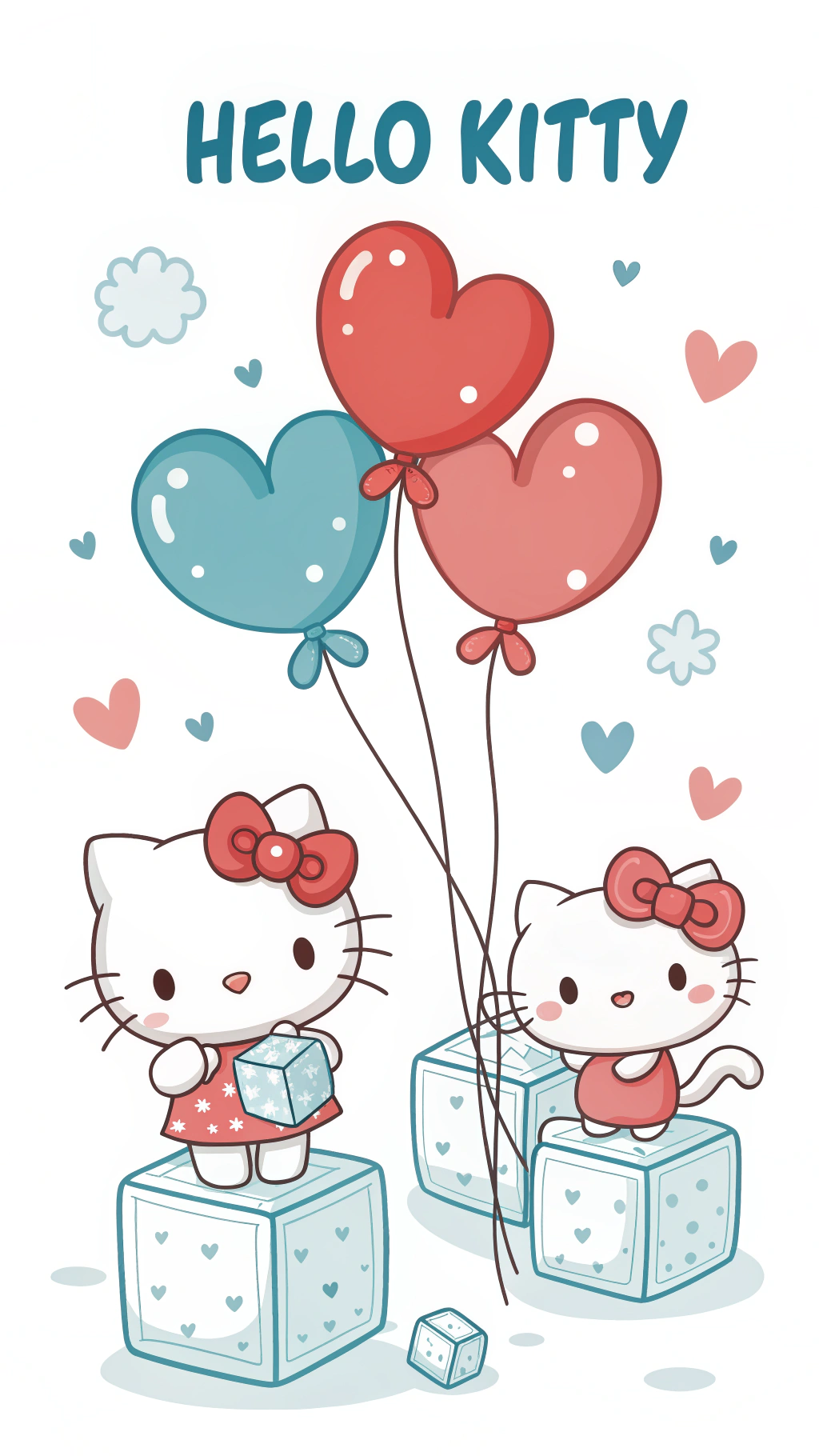 Έκπληξη της Hello Kitty για τον Άγιο Βαλεντίνο Ταπετσαρία