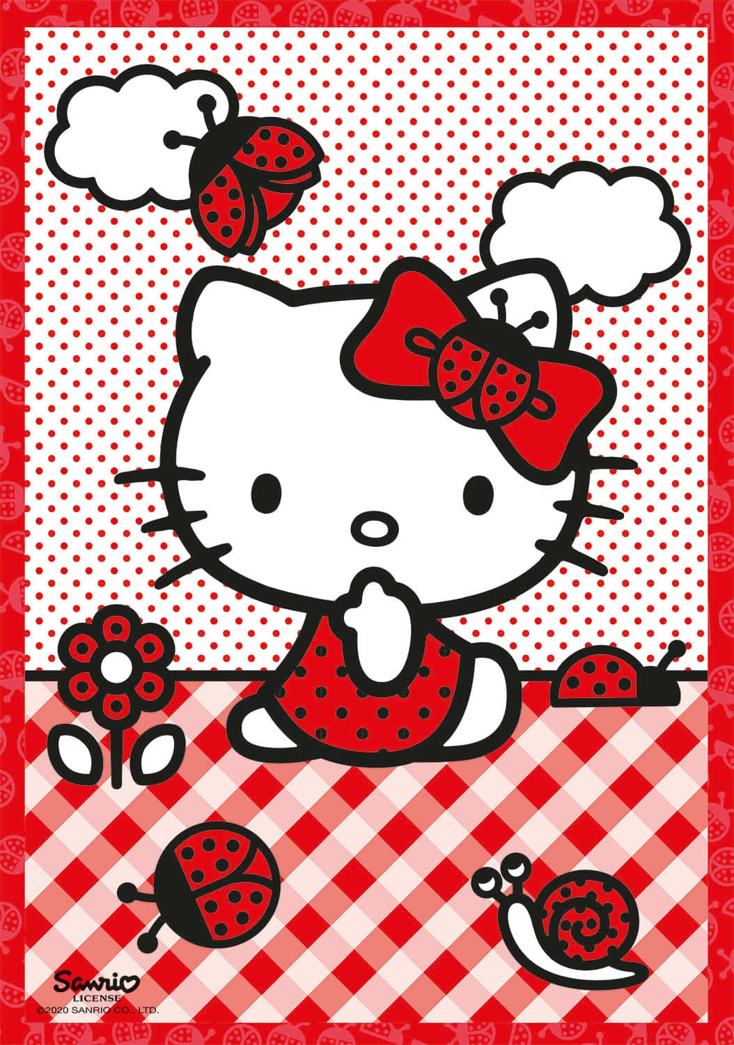 Γλυκιά και Χαδιάρα Hello Kitty Ταπετσαρία