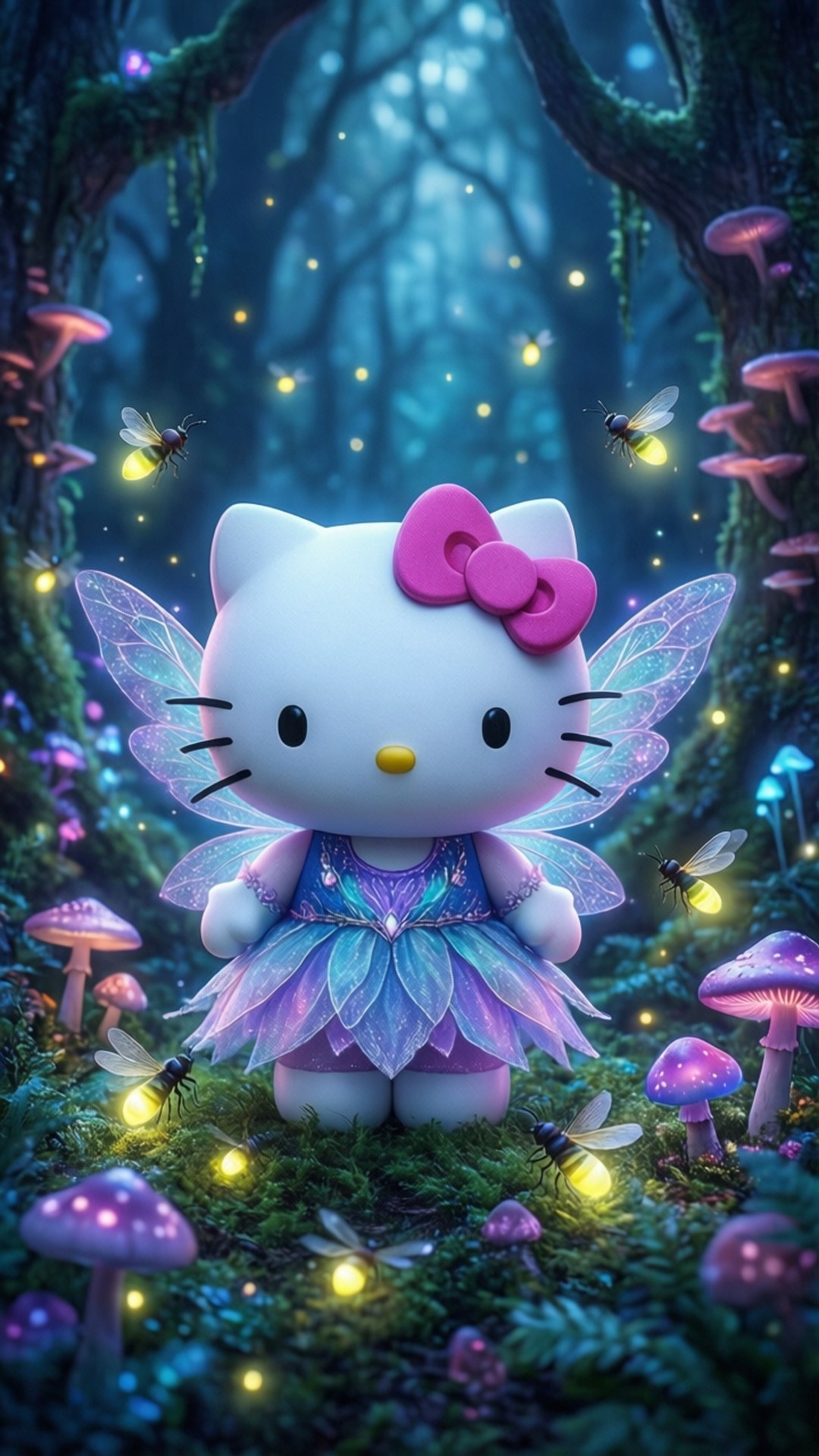 Μαγικό Δάσος Hello Kitty Ταπετσαρία