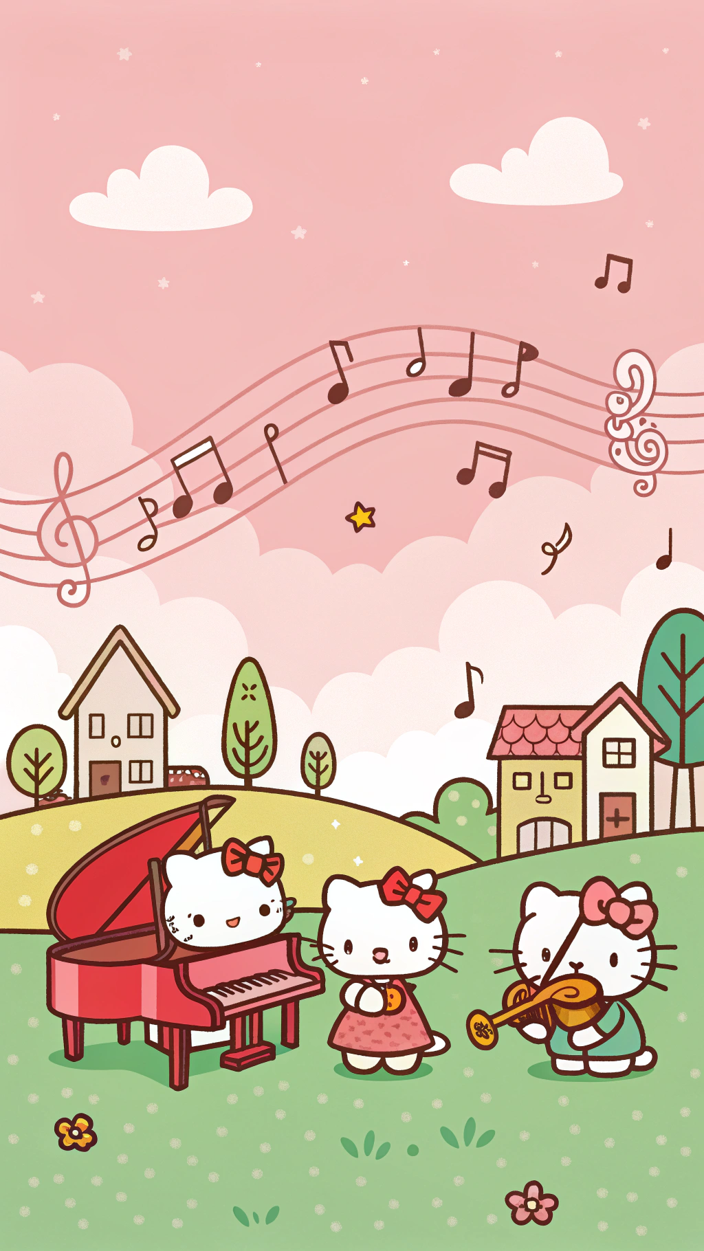 Η μπάντα της Hello Kitty θα σου κλέψει την καρδιά Ταπετσαρία