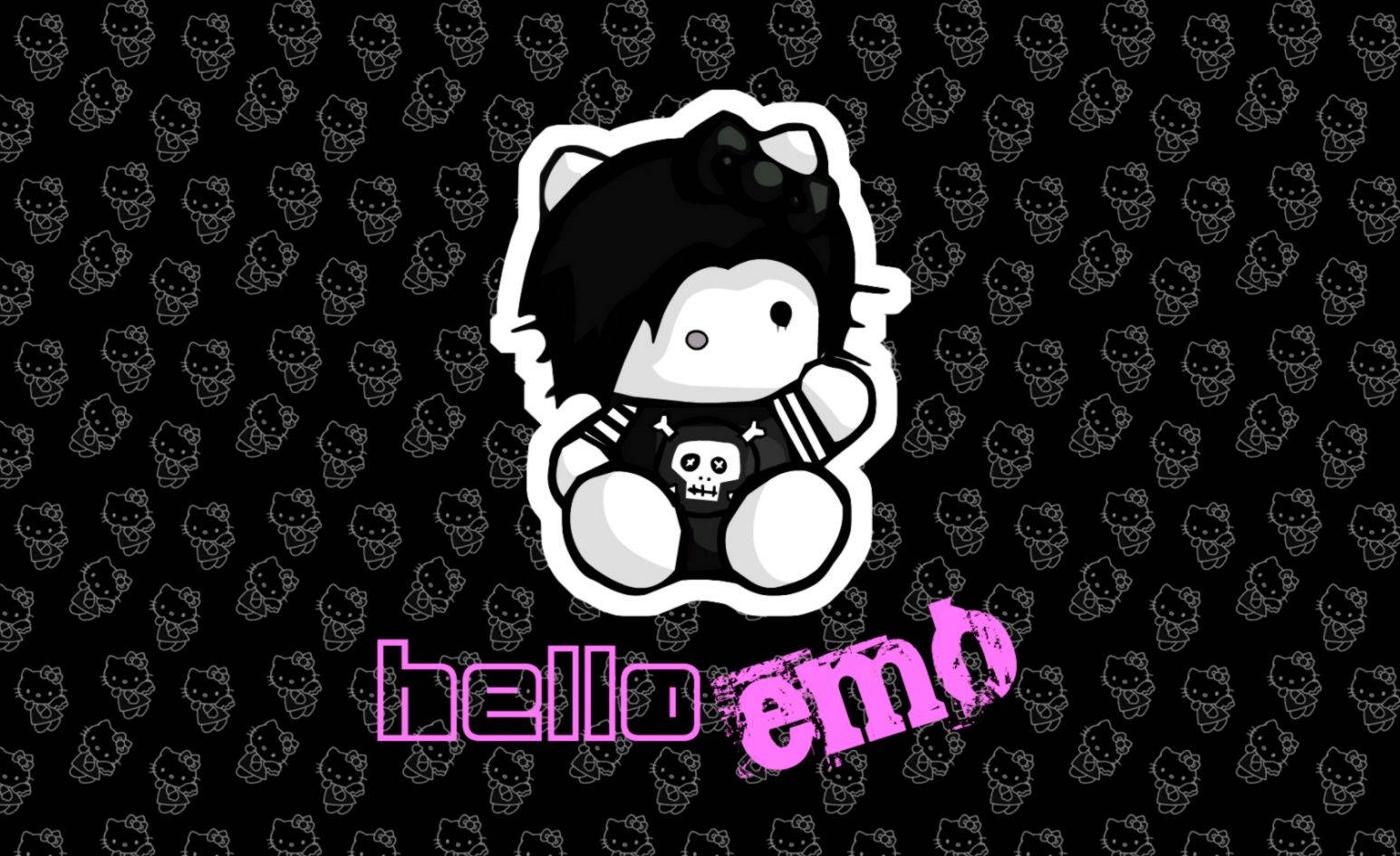 Hello Kitty Cool Emo Ταπετσαρία
