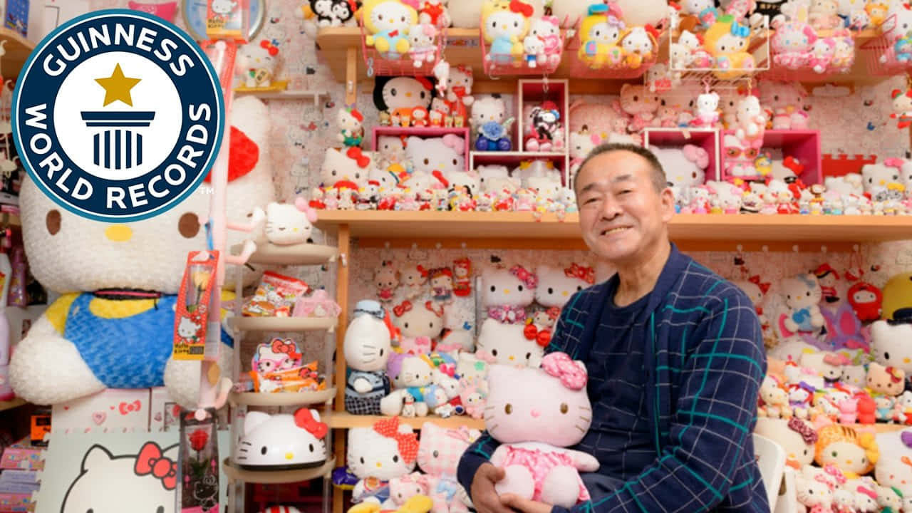 Η Hello Kitty λατρεύει να ντύνεται για ειδικές περιστάσεις! Ταπετσαρία