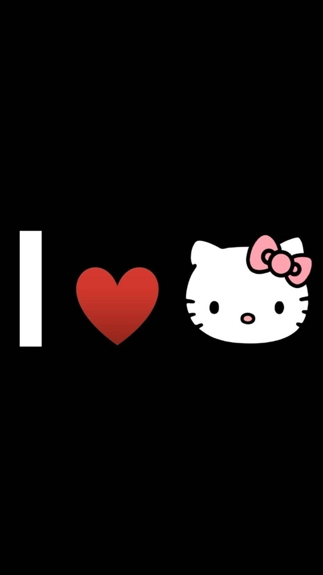 Λατρεύω τη Μαύρη Hello Kitty Ταπετσαρία