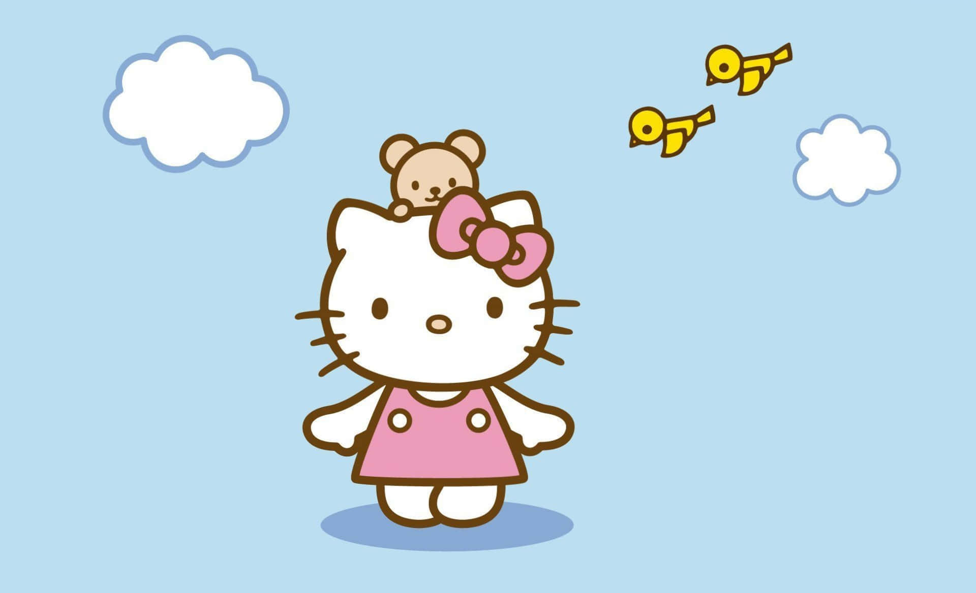 Hello Kitty Laptop — Sanrio GIF Ταπετσαρία