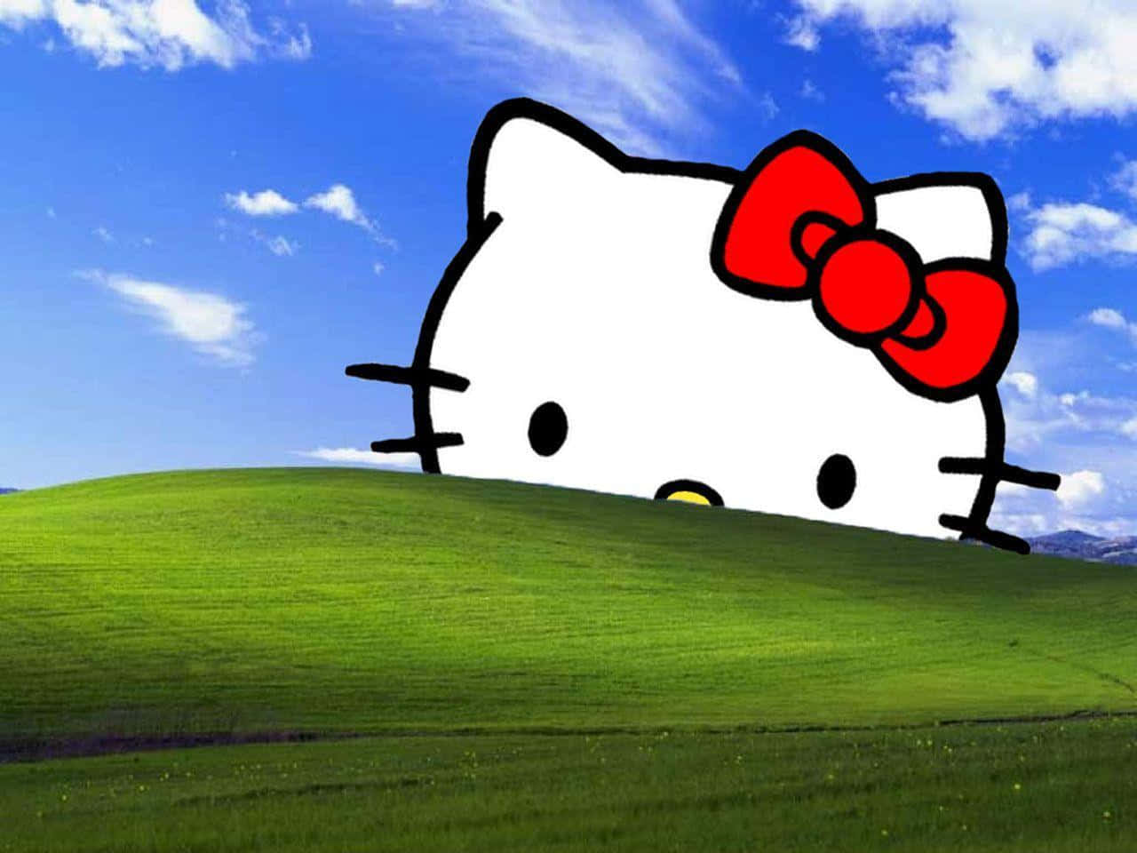 Hello Kitty Laptop Windows Λόφος Ταπετσαρία