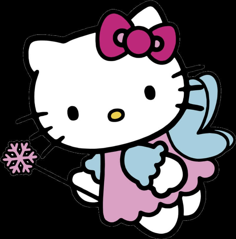 Θέμα Χειμώνα Hello Kitty Ταπετσαρία