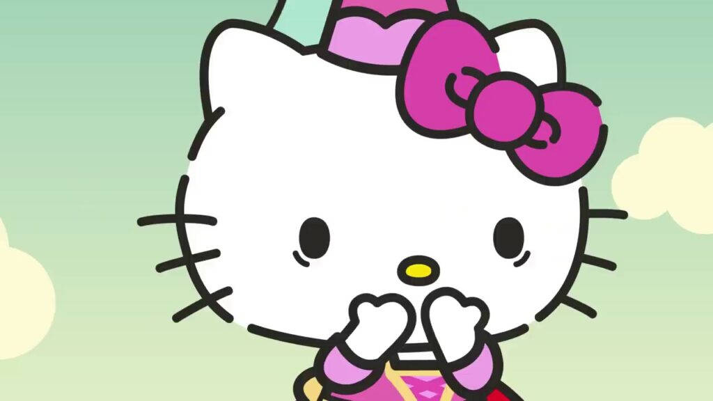 Ροζ Καπέλο Hello Kitty PFP Ταπετσαρία