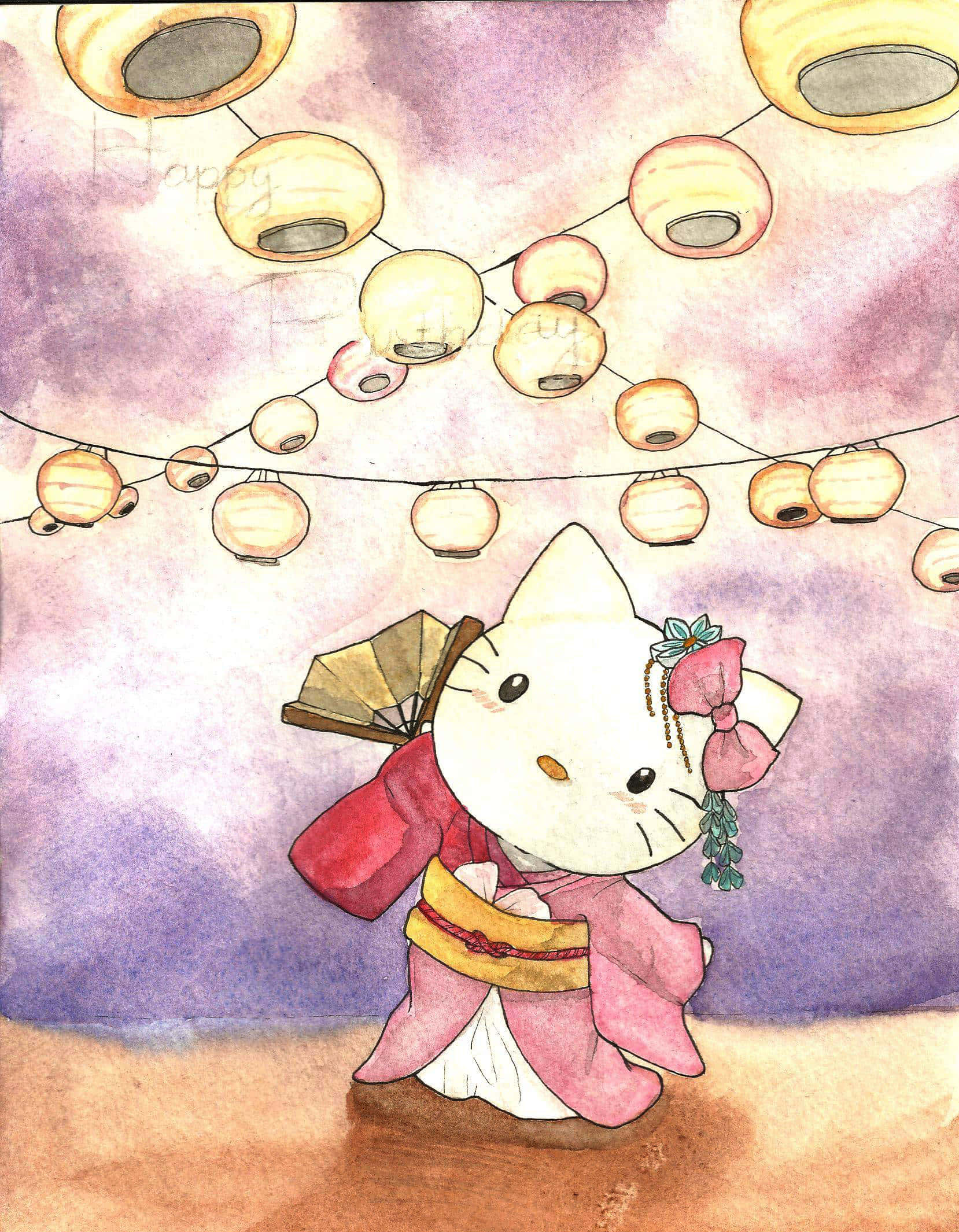 Σχέδιο Hello Kitty Sanrio Pfp Ταπετσαρία