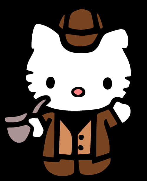 Hello Kitty Ντετέκτιβ Στολή Ταπετσαρία
