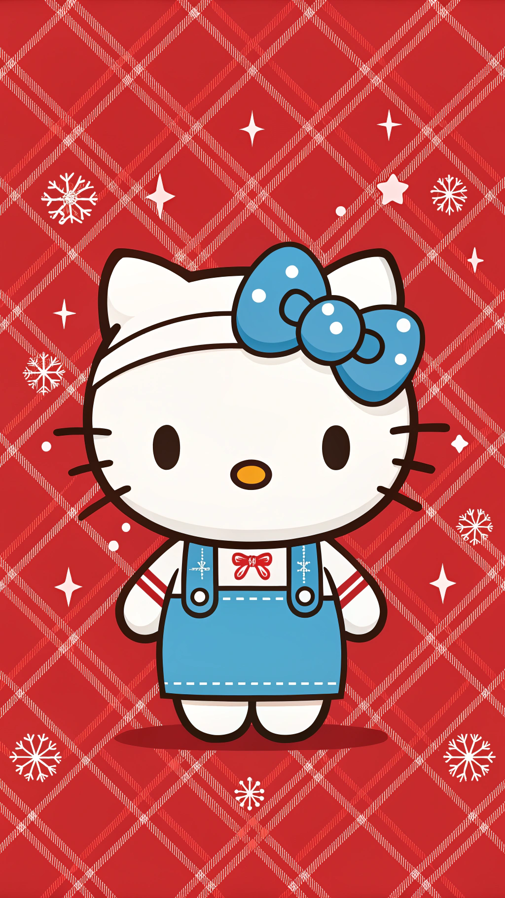 Η χειμωνιάτικη εμφάνιση της Hello Kitty θα σε λιώσει Ταπετσαρία