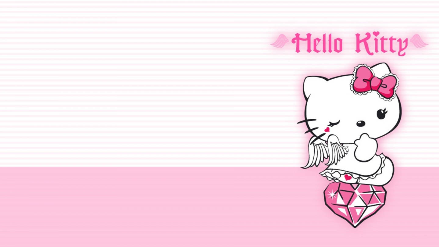 Hello Kitty Διαμαντένια Αισθητική Ταπετσαρία