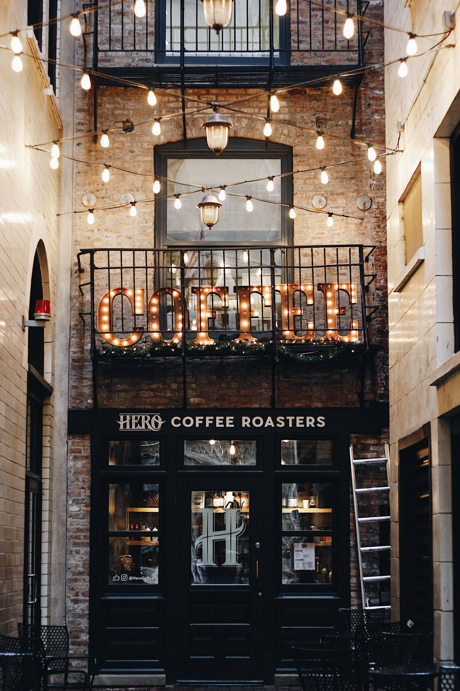 Hero Coffee Bar Cafe Σικάγο Ταπετσαρία