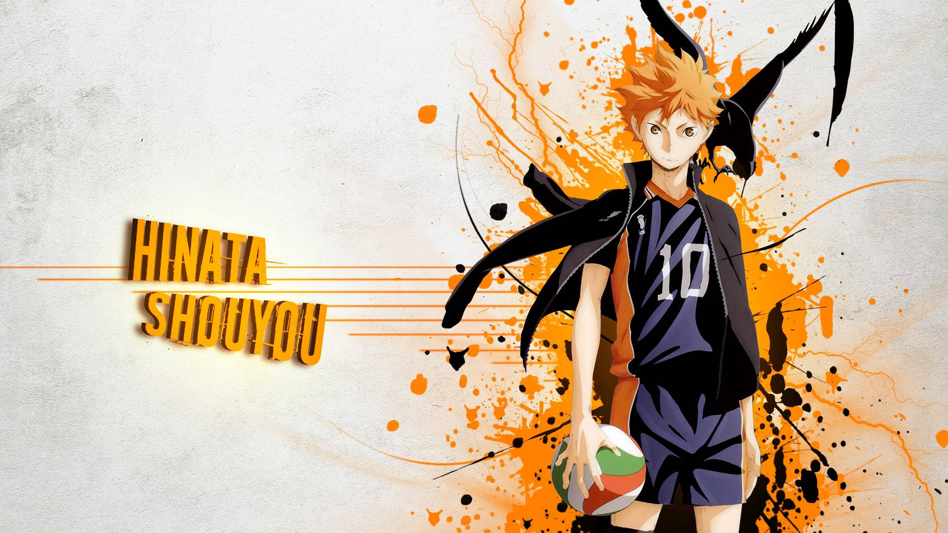 Hinata Shouyou Haikyuu Πορτοκαλί Αισθητική Ταπετσαρία