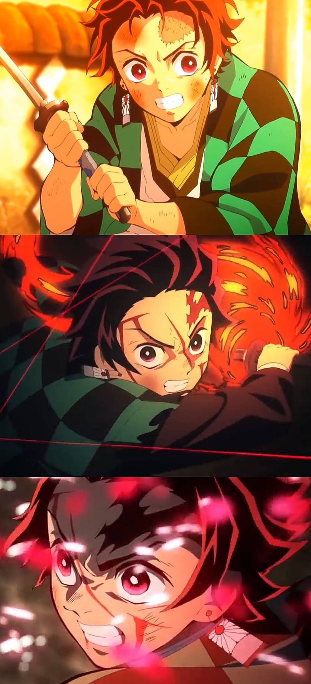 Κολάζ Hinokami Kagura Ταπετσαρία