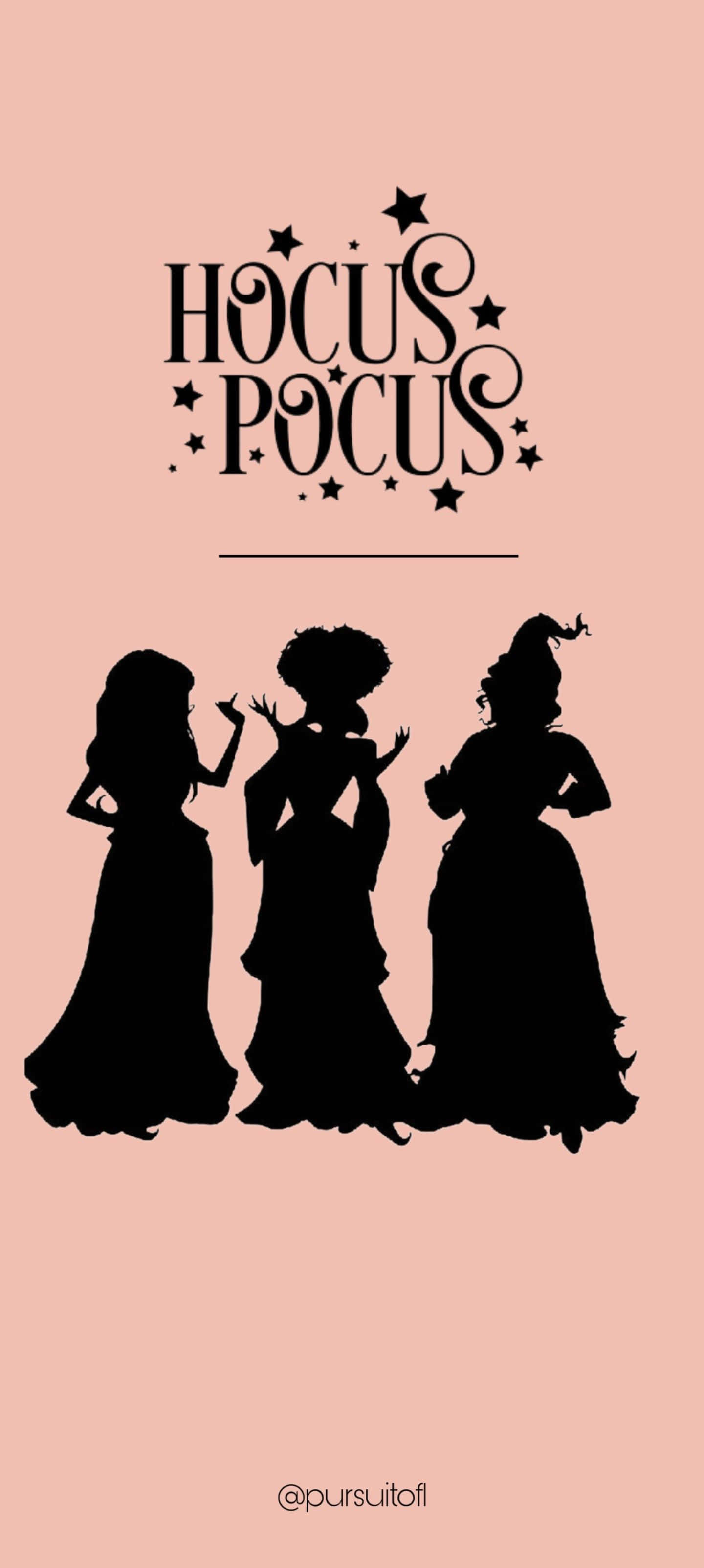 Hocus Pocus iPhone Σιλουέτα Ταπετσαρία