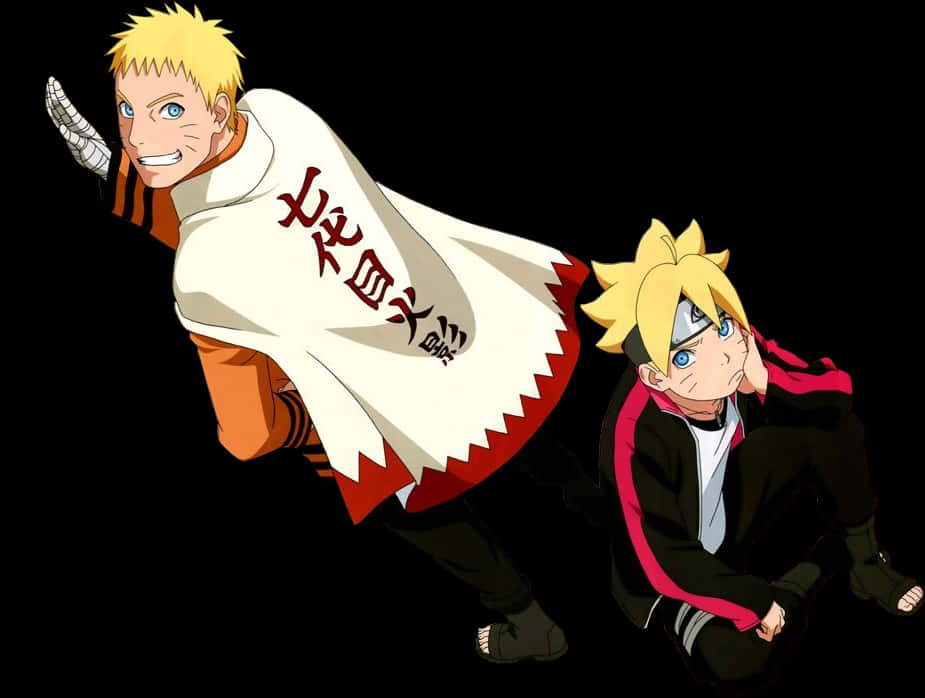 Ο μανδύας του Hokage των Naruto και Boruto Ταπετσαρία