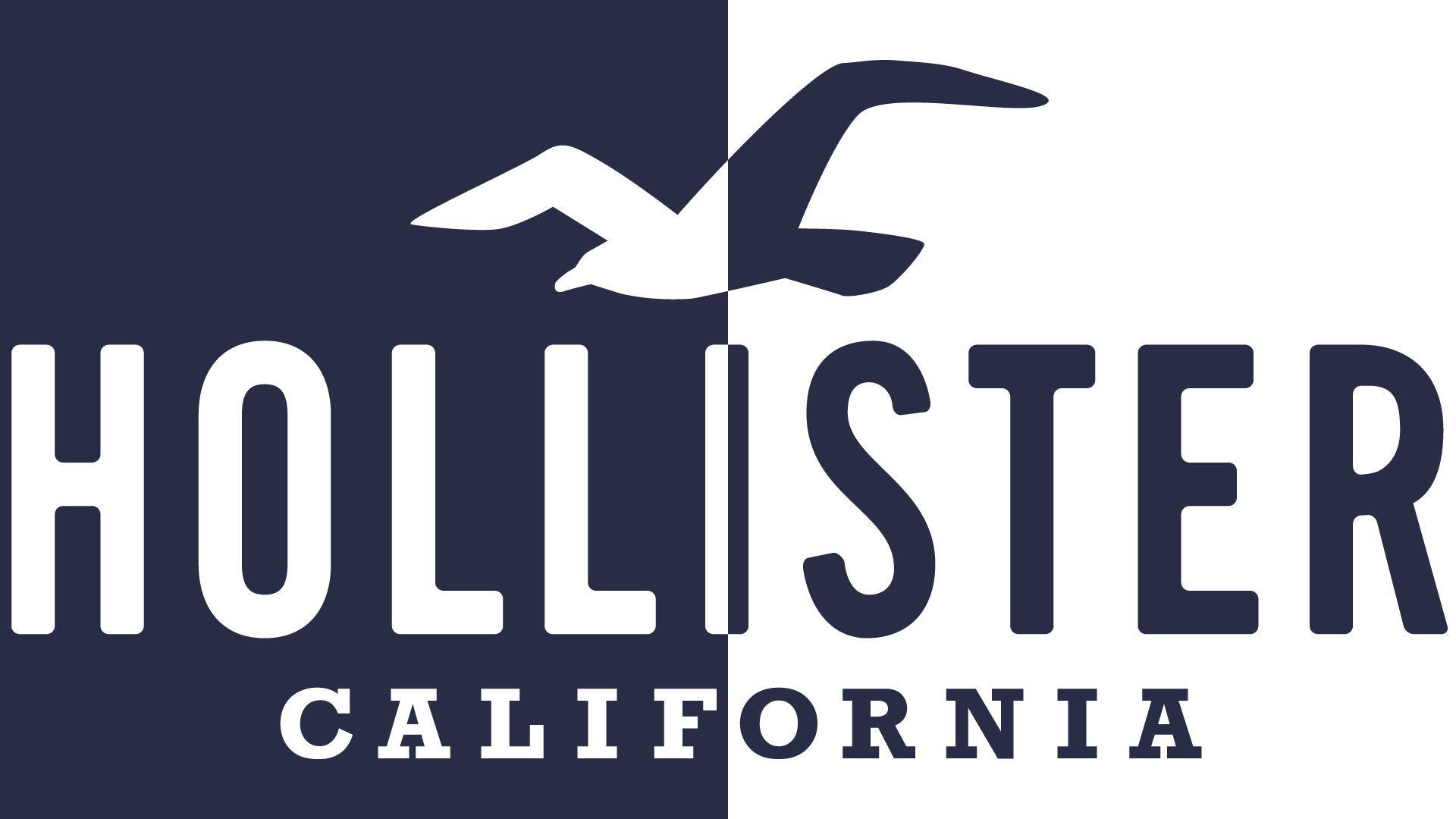 Δίχρωμο λογότυπο Hollister Ταπετσαρία