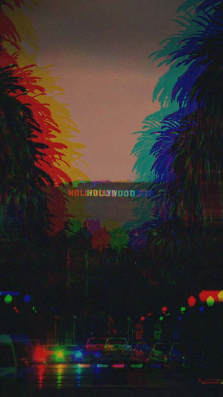 Hollywood Trippy Αισθητική Ταπετσαρία