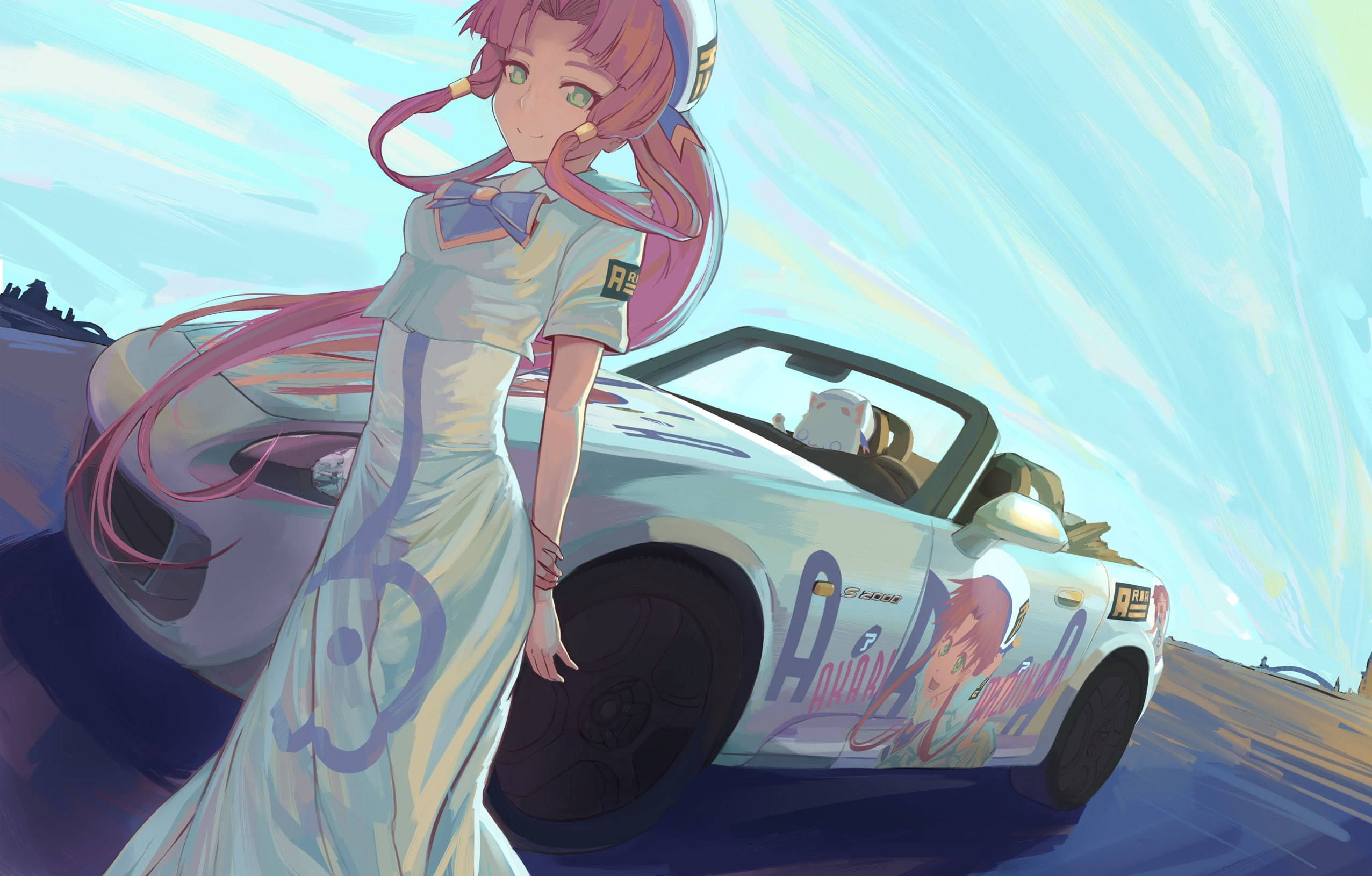 Honda S2000 Anime Αυτοκίνητο Ταπετσαρία