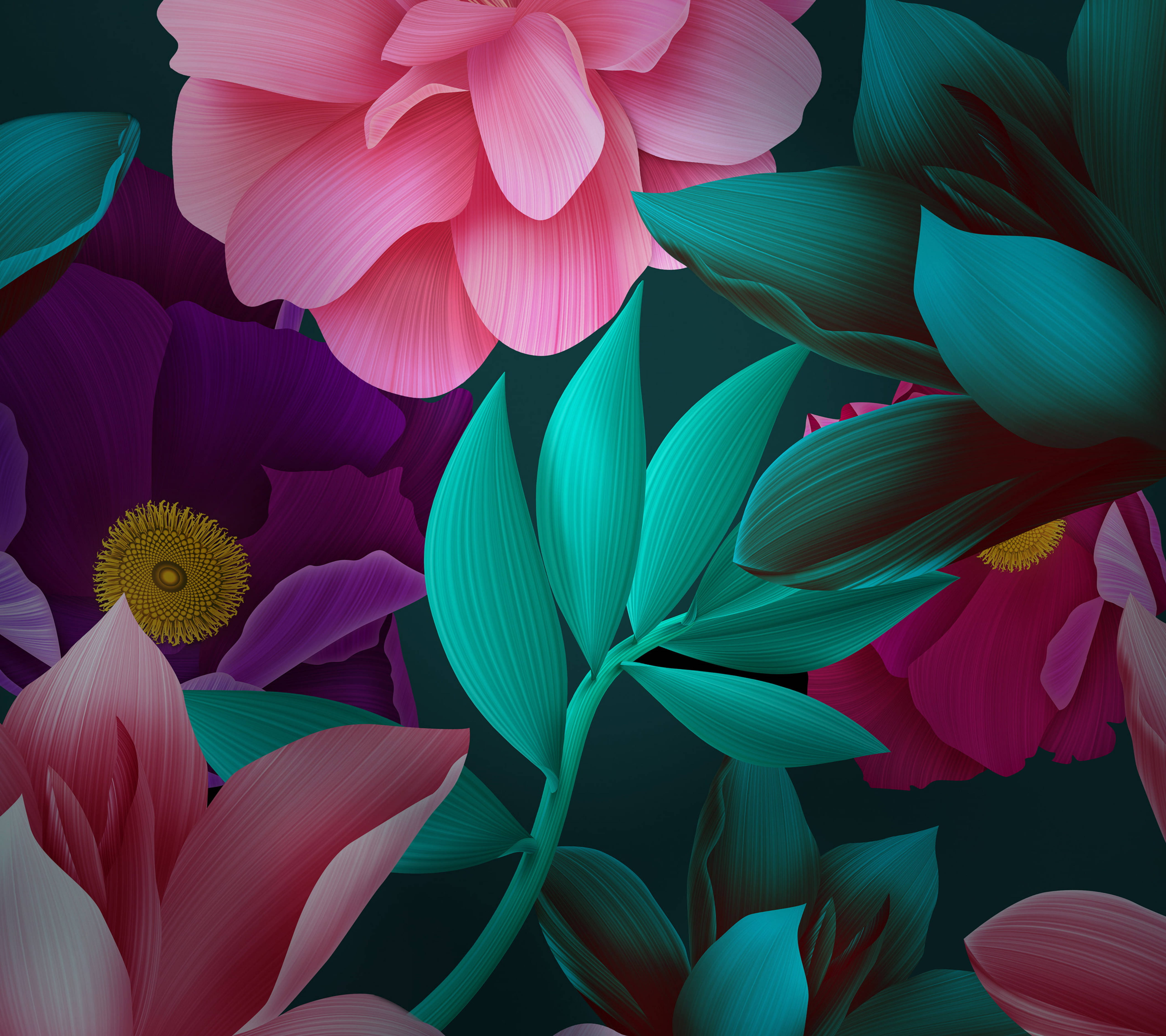 Huawei Nature Flowers Ταπετσαρία