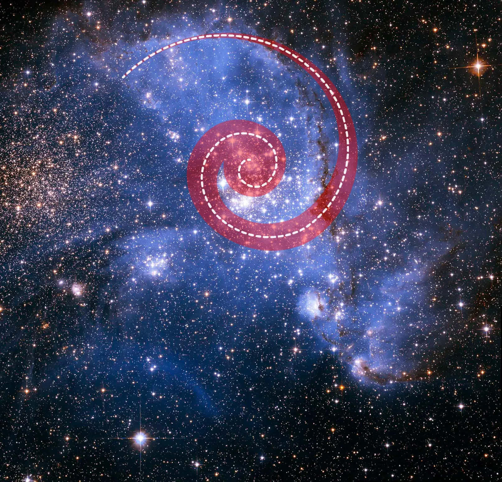 Σπειροειδή Άστρα Εικόνες Hubble Ταπετσαρία