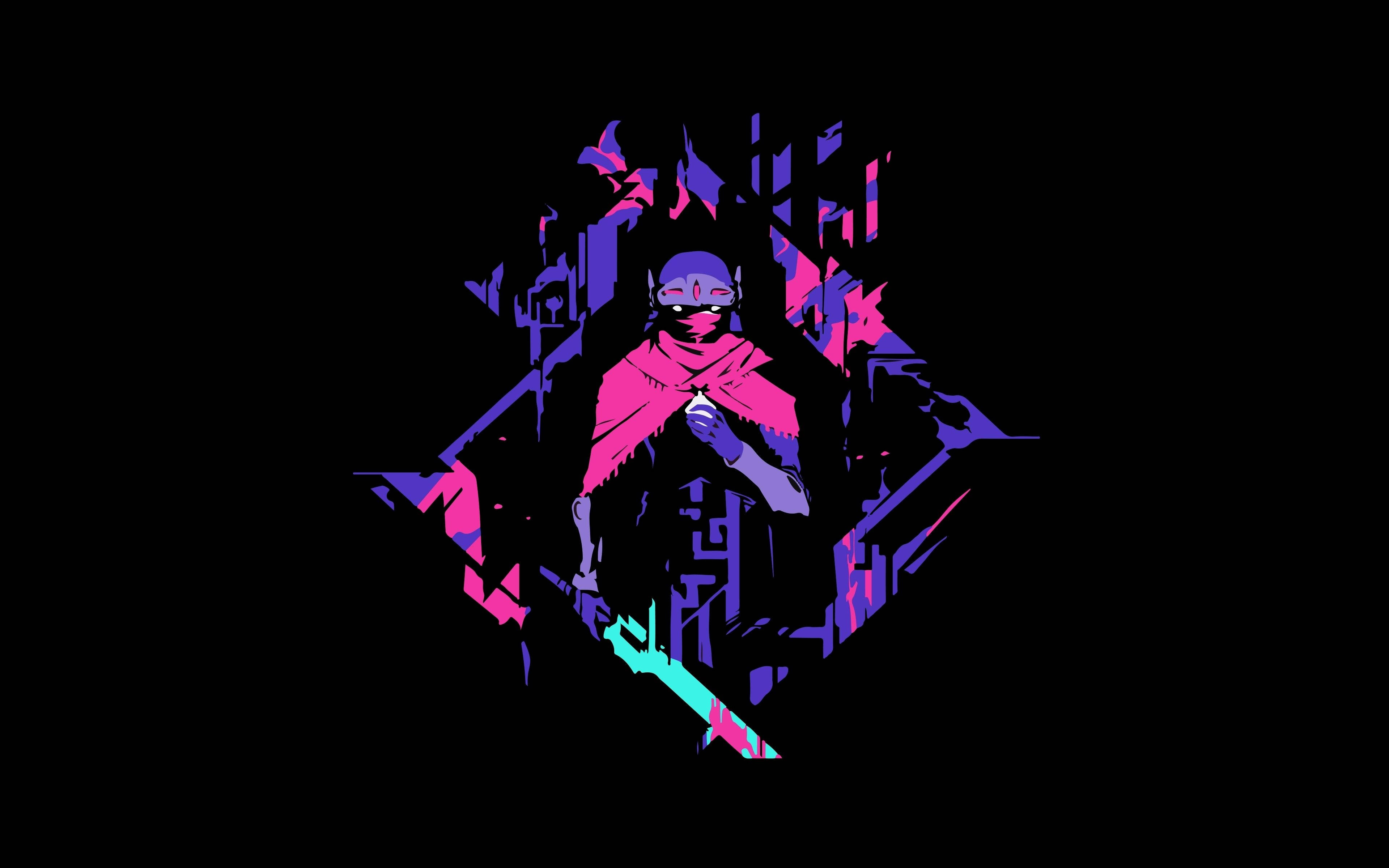 Απλοϊκός Παιχνιδοχαρακτήρας Hyper Light Drifter Ταπετσαρία