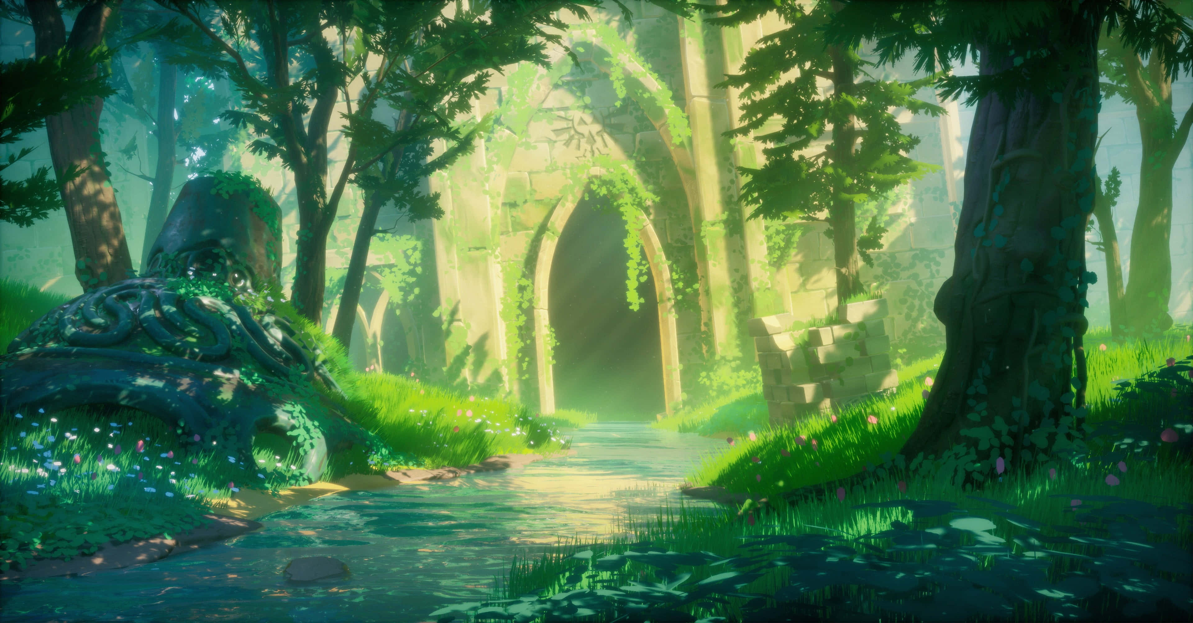 Η περιπέτεια περιμένει στην Hyrule με τον Link, τον Ήρωα του Χρόνου Ταπετσαρία