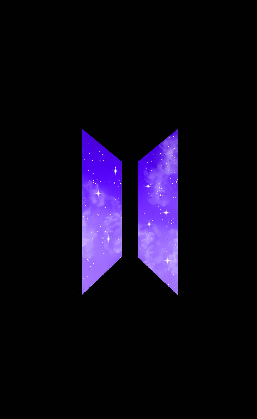 I Purple You με το Λογότυπο των BTS Ταπετσαρία