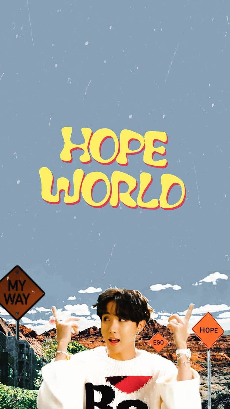 Indie Kid Αισθητική Hope World Ταπετσαρία