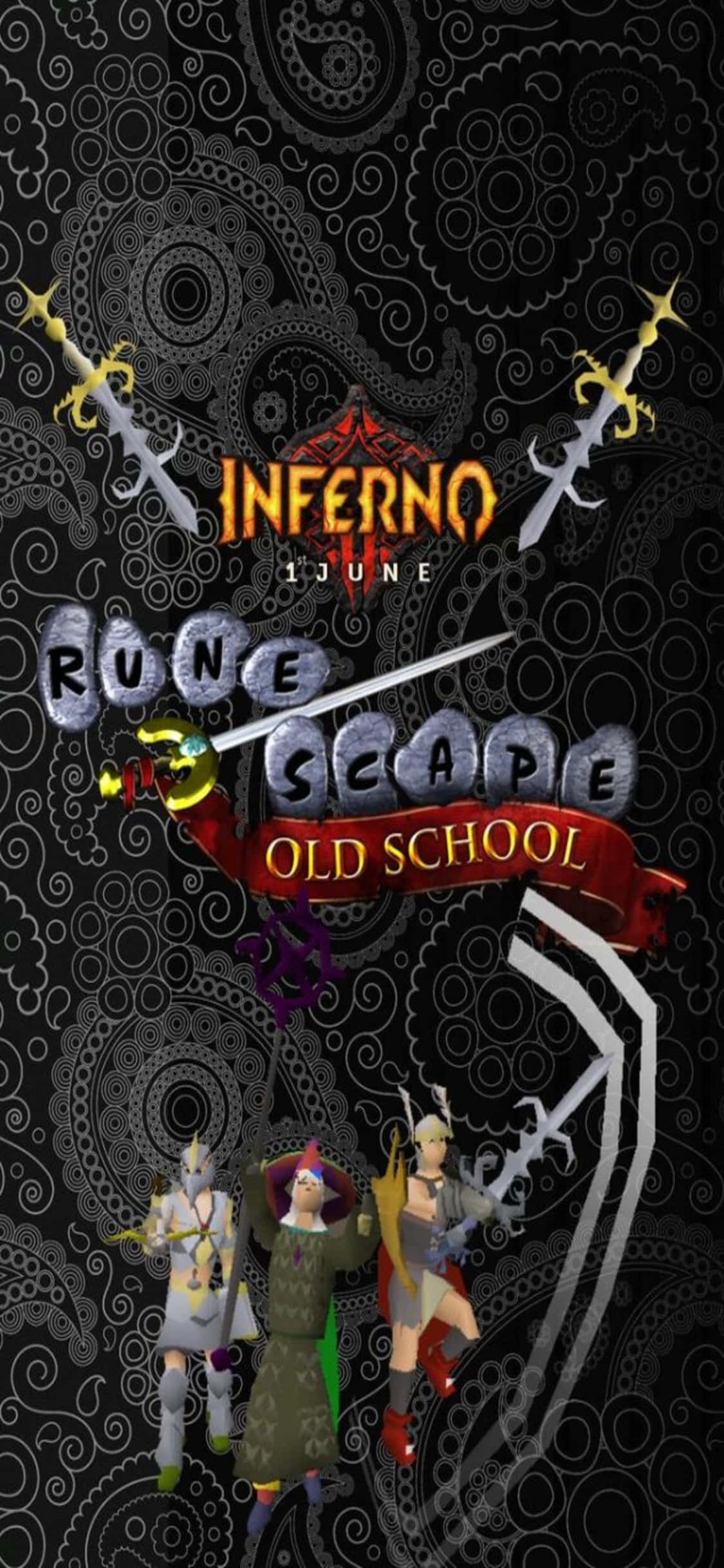 Inferno με Φόντο iPhone X Runescape Oldschool Ταπετσαρία