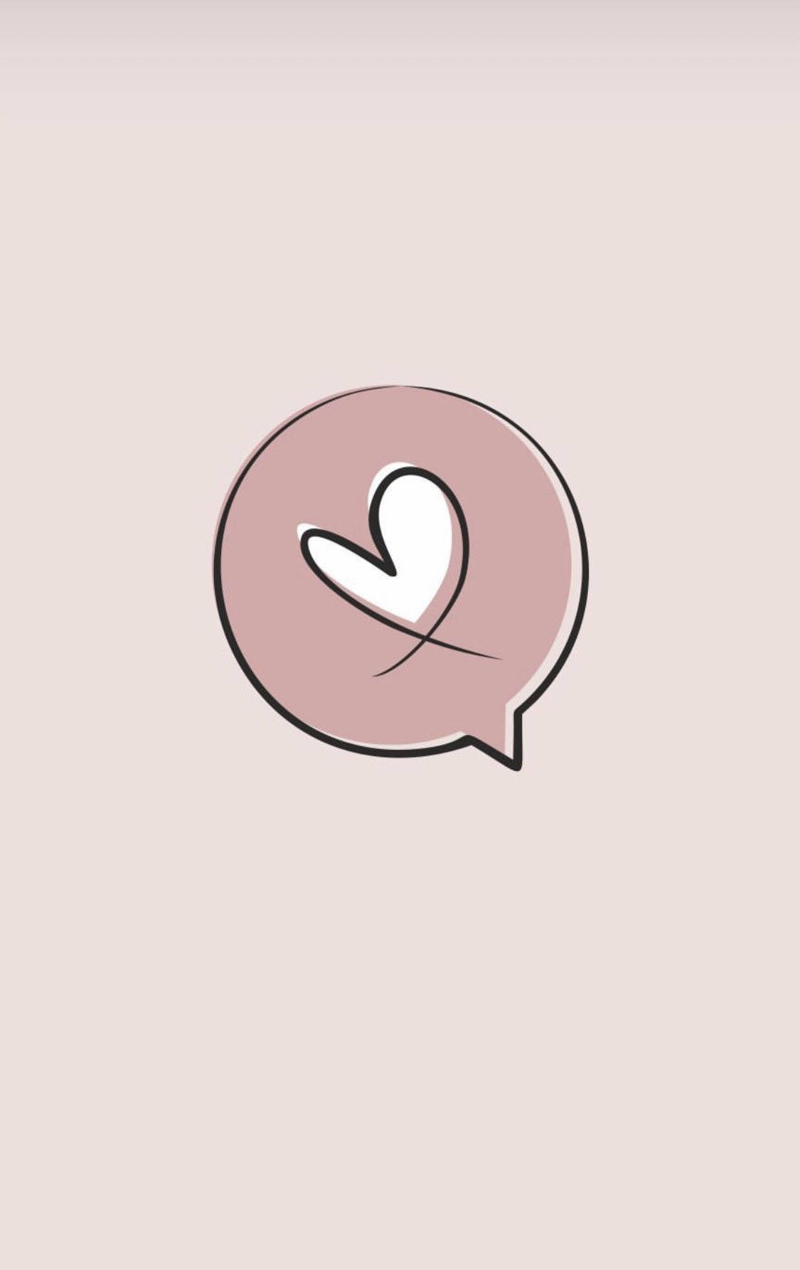 Συννεφάκι Instagram Story με Καρδιά Ταπετσαρία