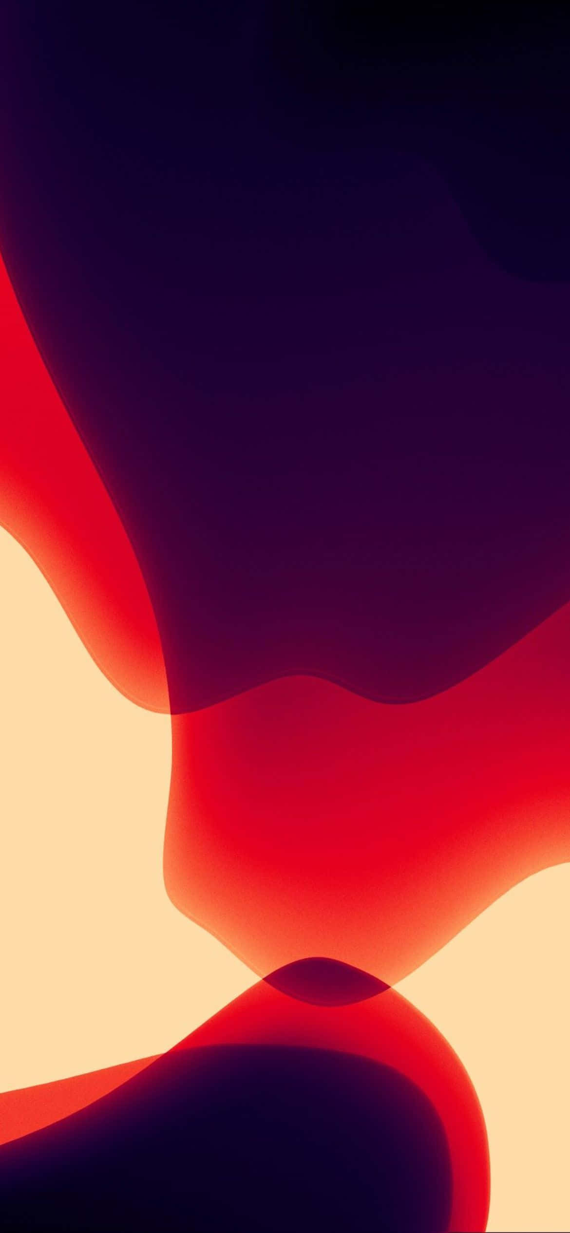iOS 13 φόντο σε πορτοκαλί και μωβ Ταπετσαρία