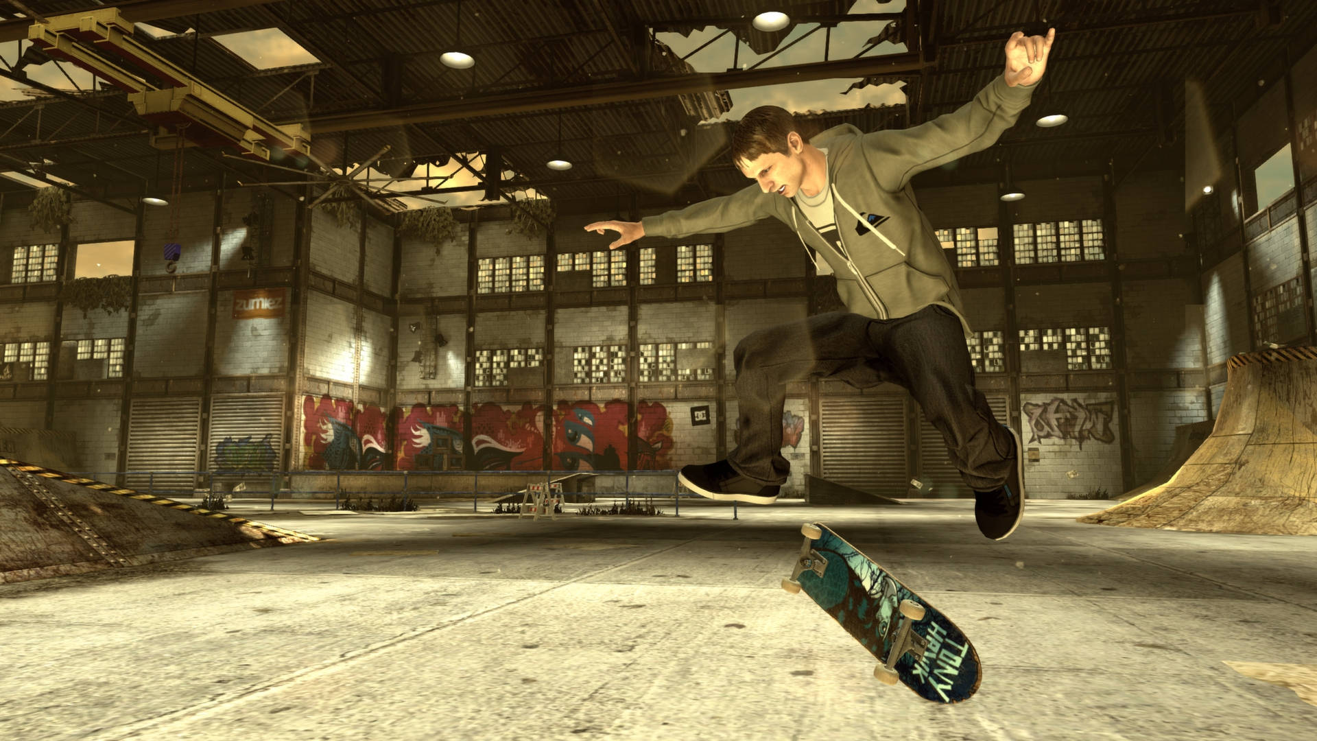 iPad Pro Tony Hawk σε Εγκαταλελειμμένο Skate Rink Ταπετσαρία