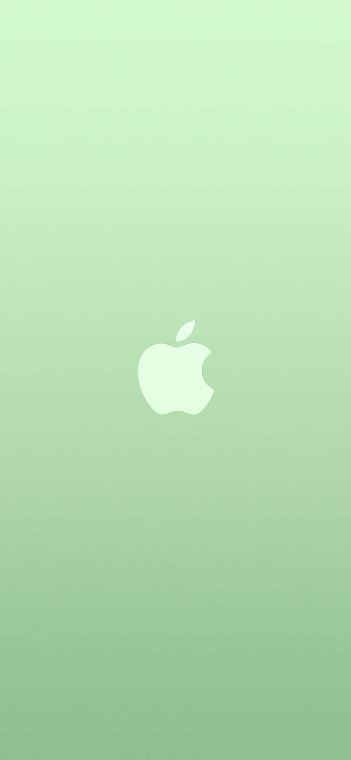 iPhone 11 Λογότυπο Apple Πράσινο Φόντο Ταπετσαρία