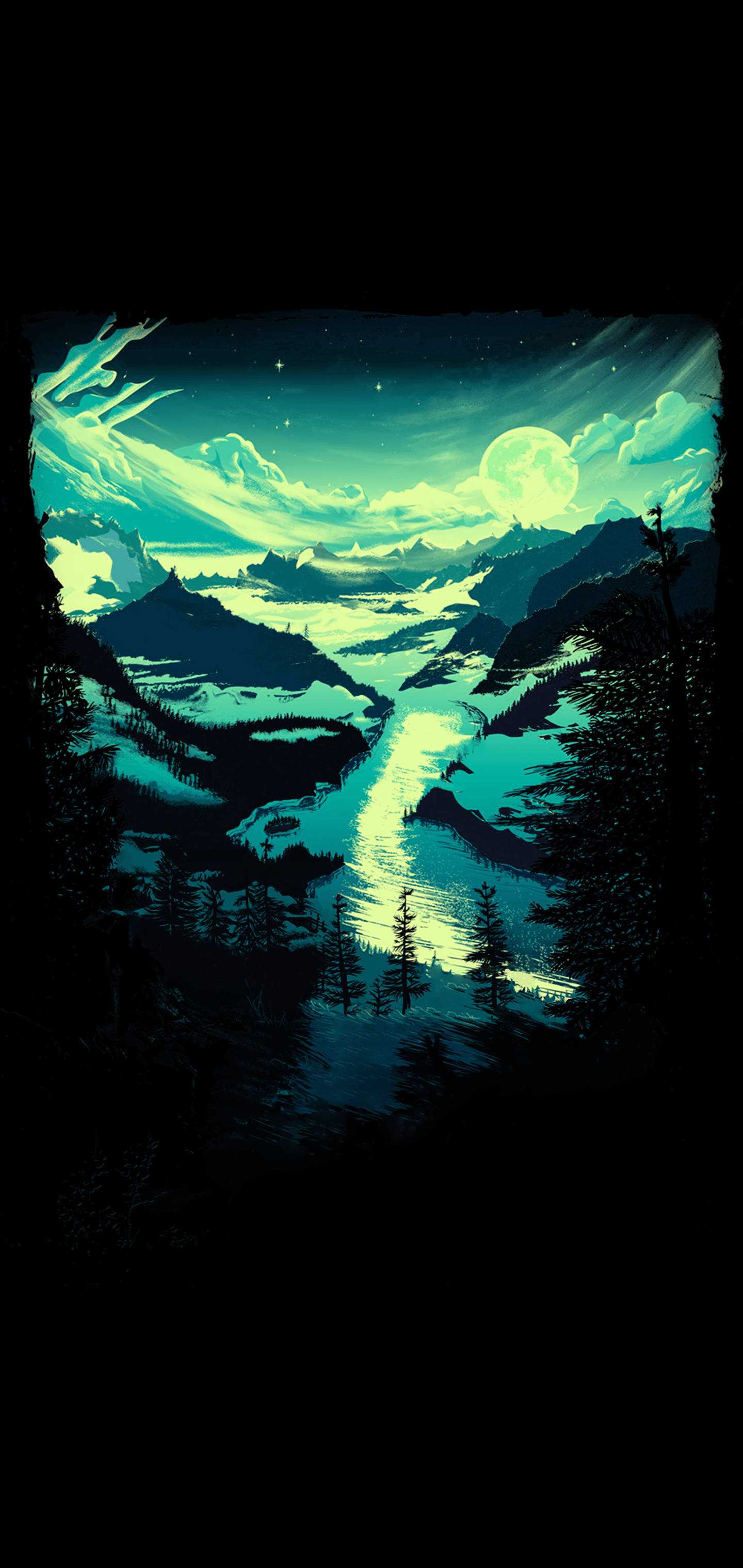 iPhone 11 Pro Max Digital Painting Ταπετσαρία