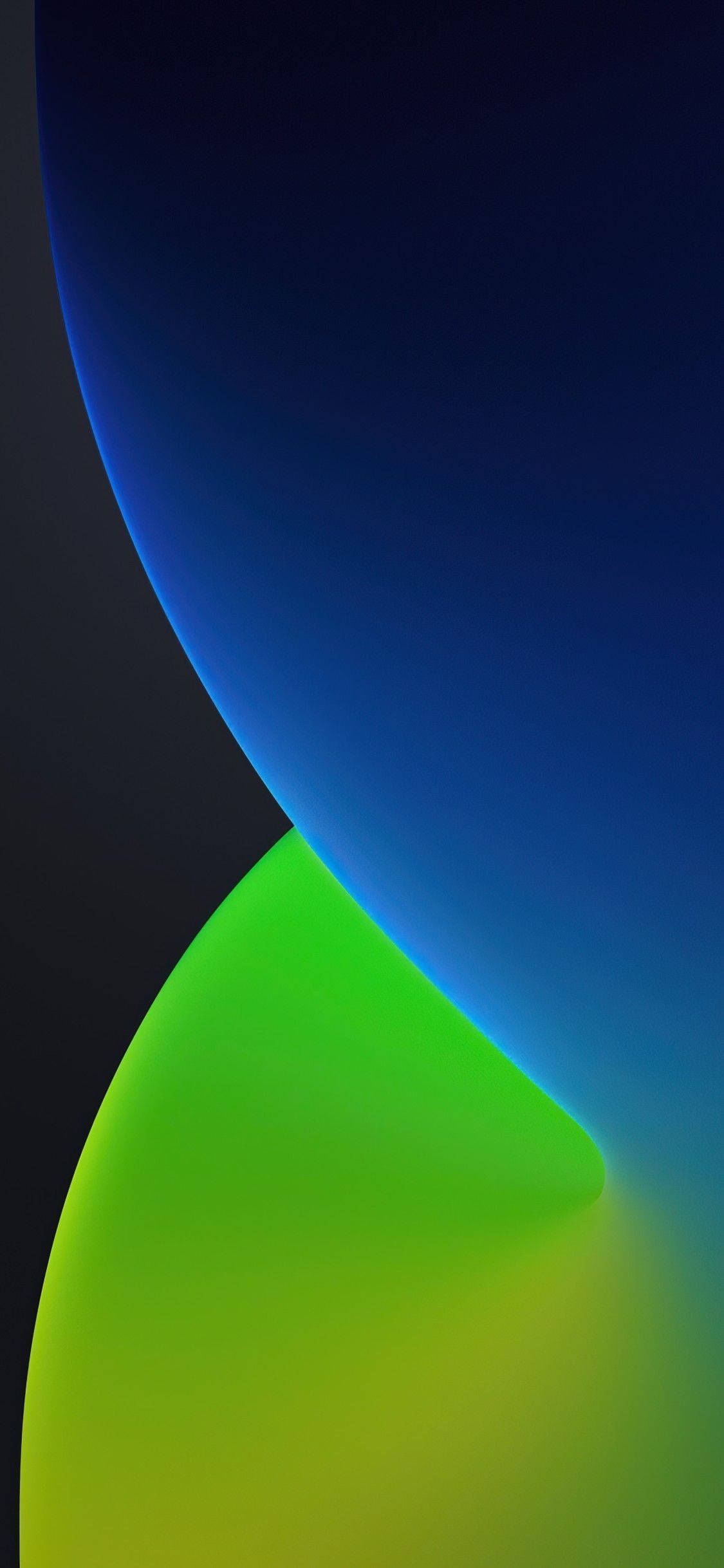 iPhone 12 Stock Πράσινο Μπλε Σχήμα Ταπετσαρία