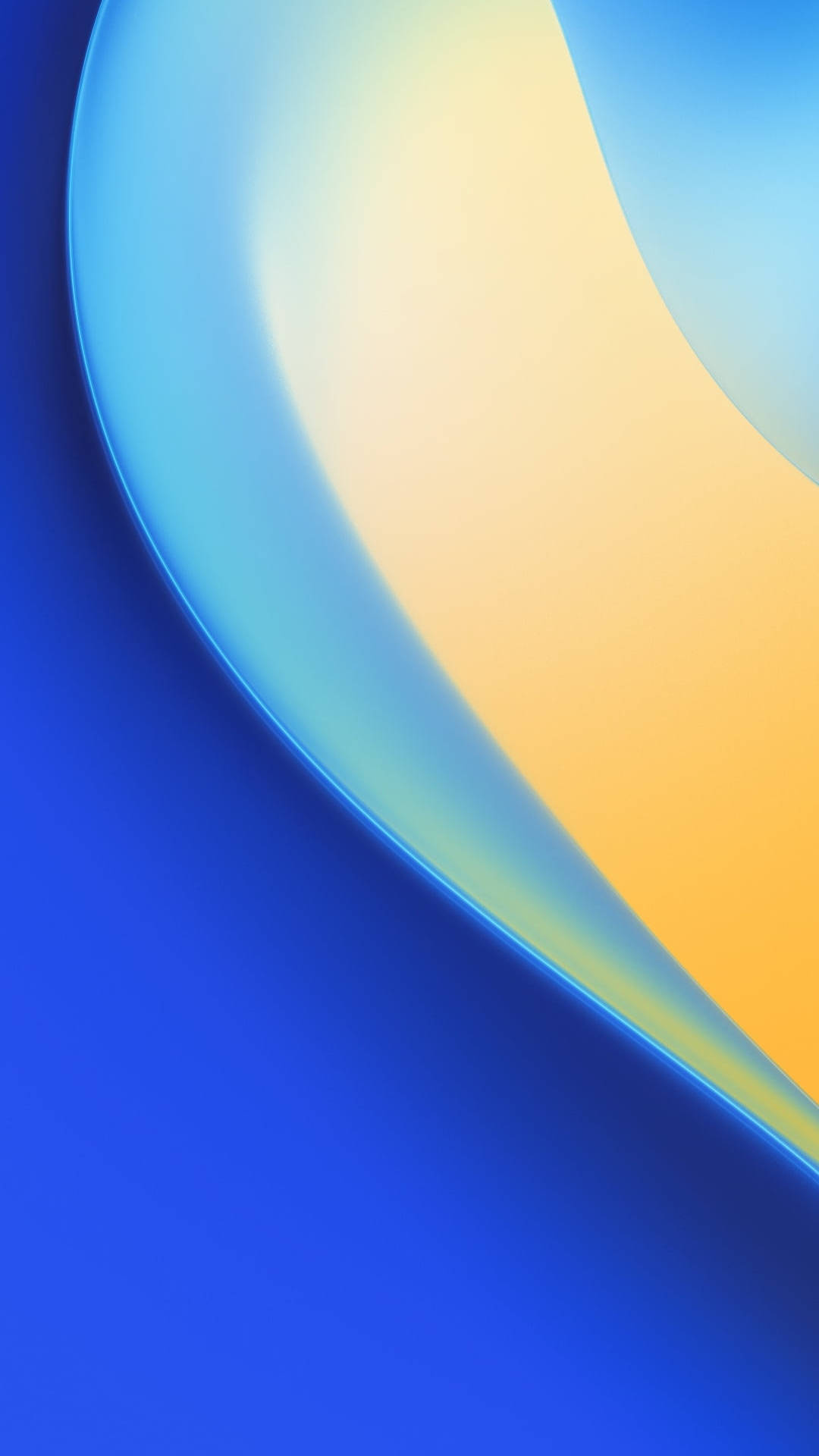 Μπλε Καμπύλες Γραμμές iPhone 7 Original Ταπετσαρία