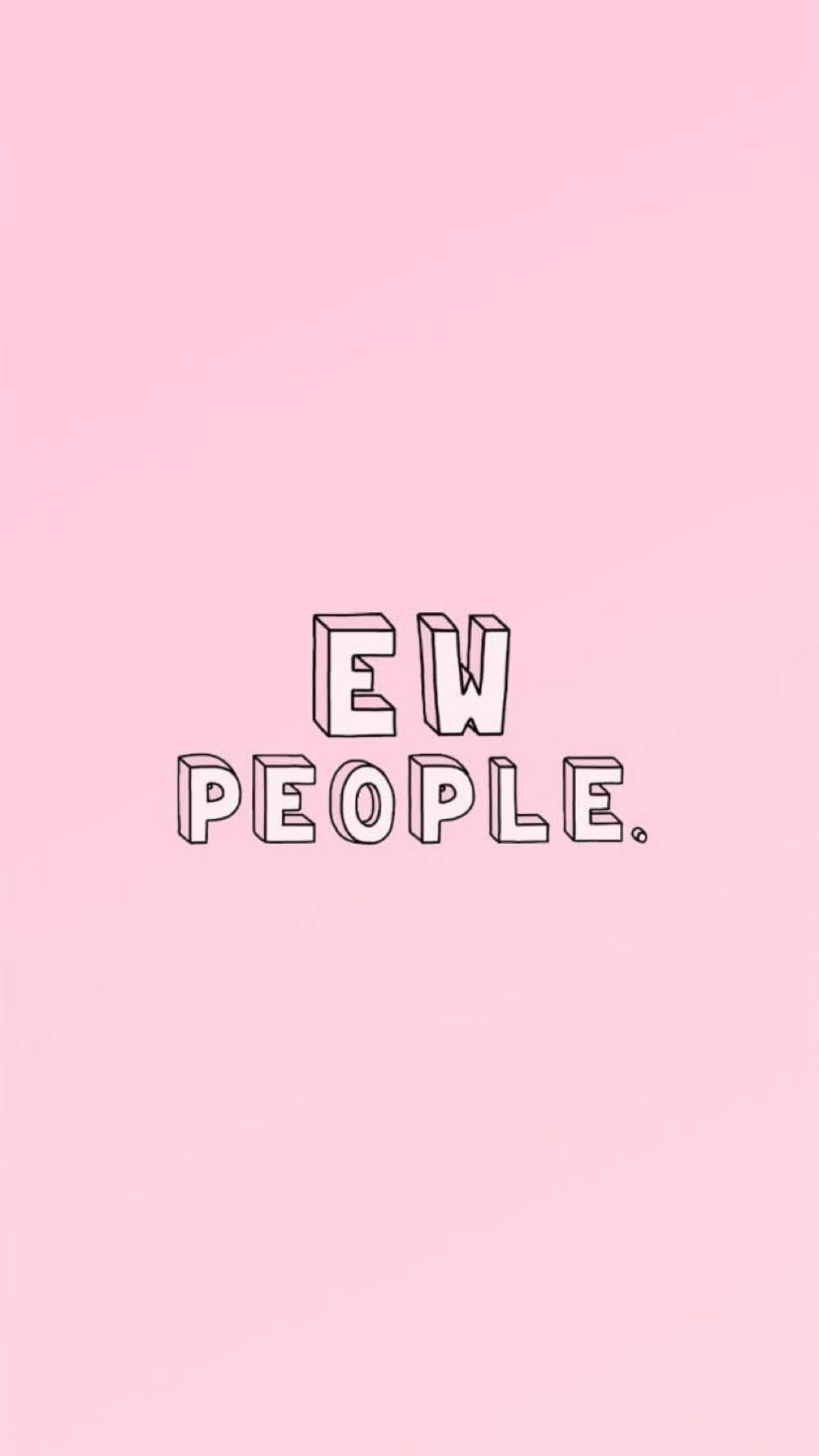 iPhone Ροζ Αισθητική Ew People Ταπετσαρία