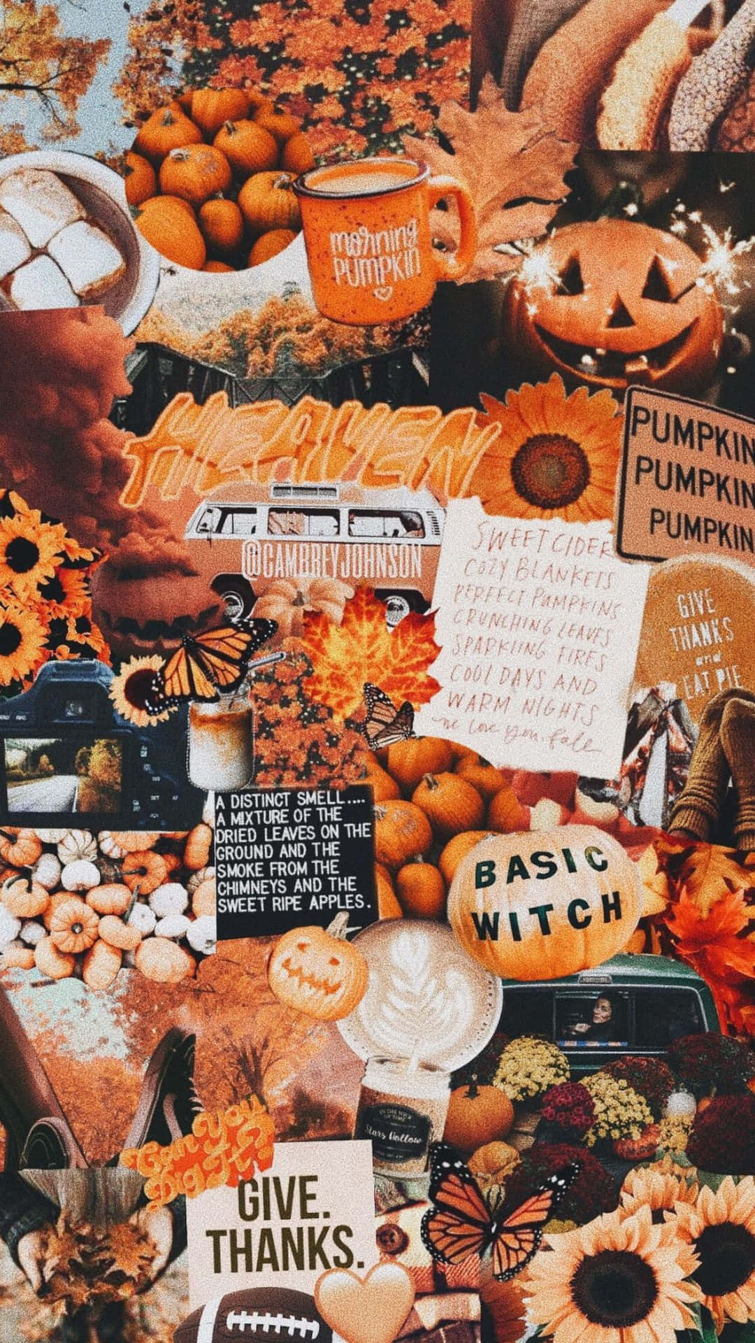 Αισθητικό Κολάζ για Φόντο iPhone Halloween Ταπετσαρία