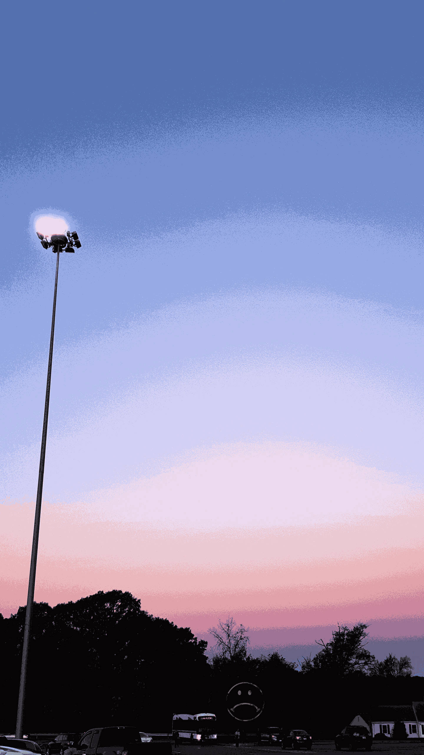 Ροζ Αισθητική Δρόμοι για iPhone Ταπετσαρία