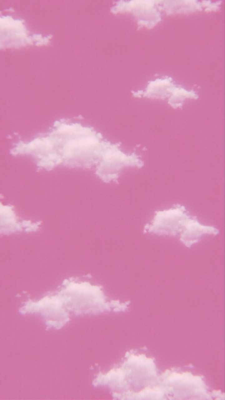 iPhone Pink Αισθητικό Ουρανό Ταπετσαρία