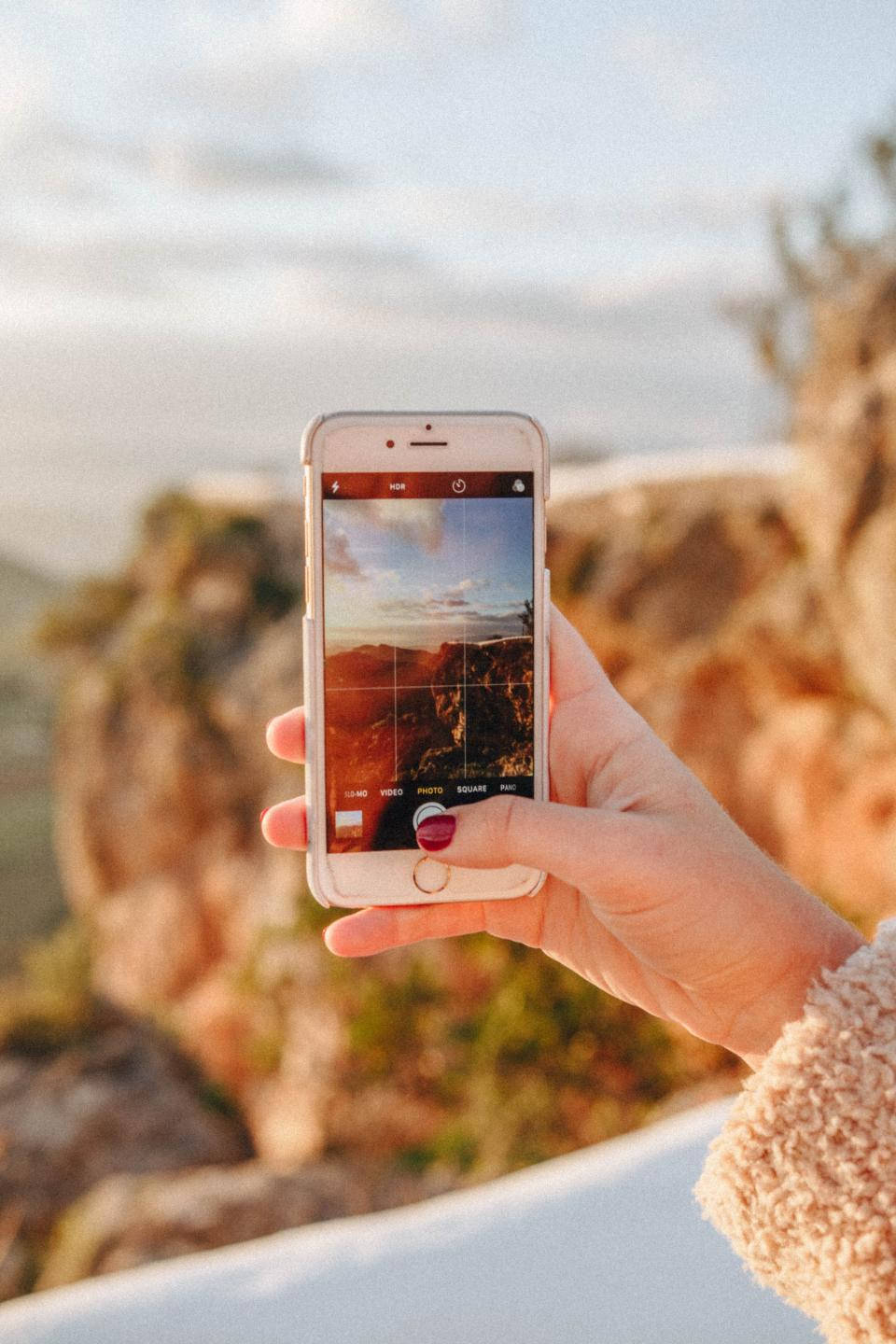 Αποτυπωμένη Φύση iPhone Ταπετσαρία