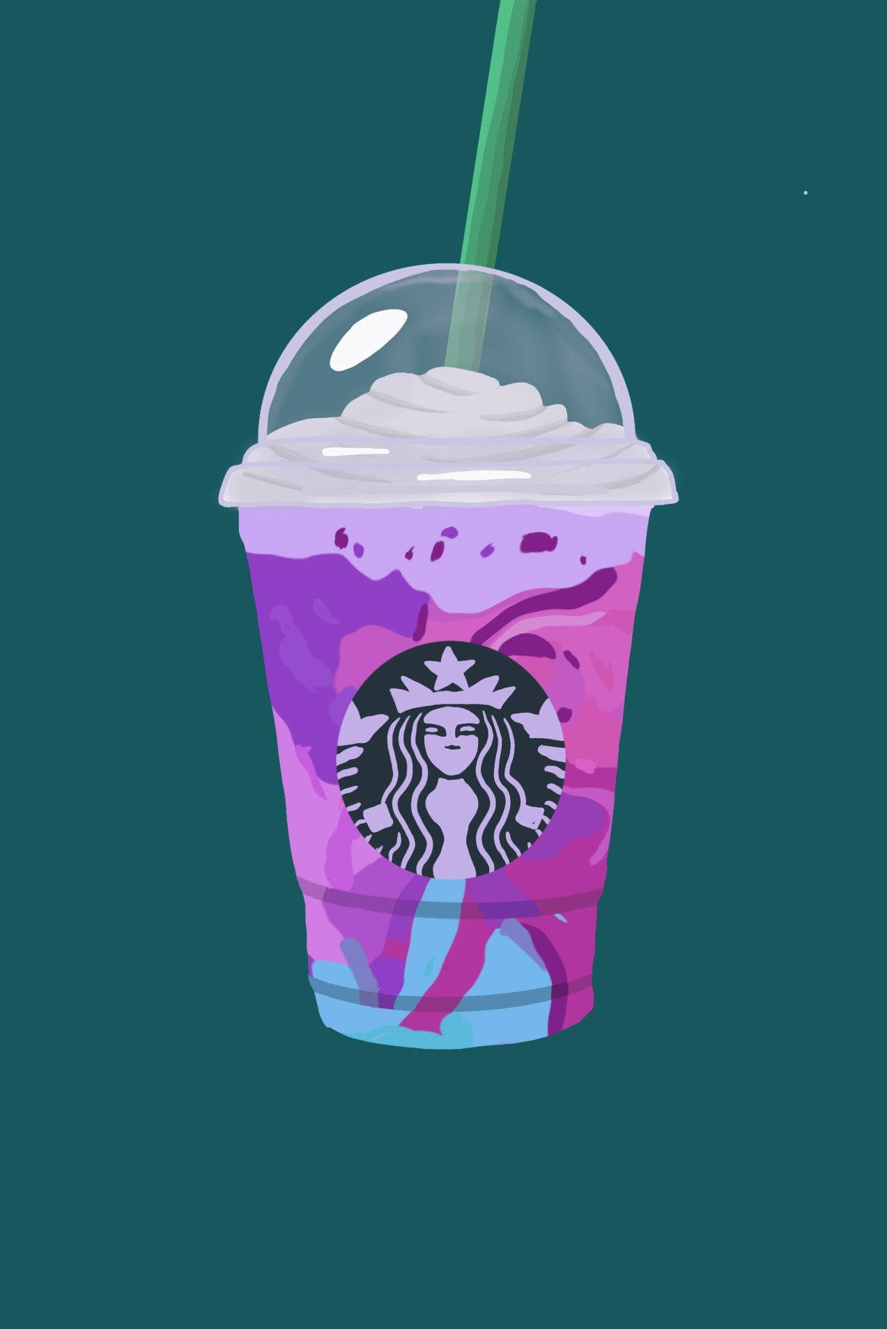 iPhone με Γαλαξιακό Starbucks Ταπετσαρία